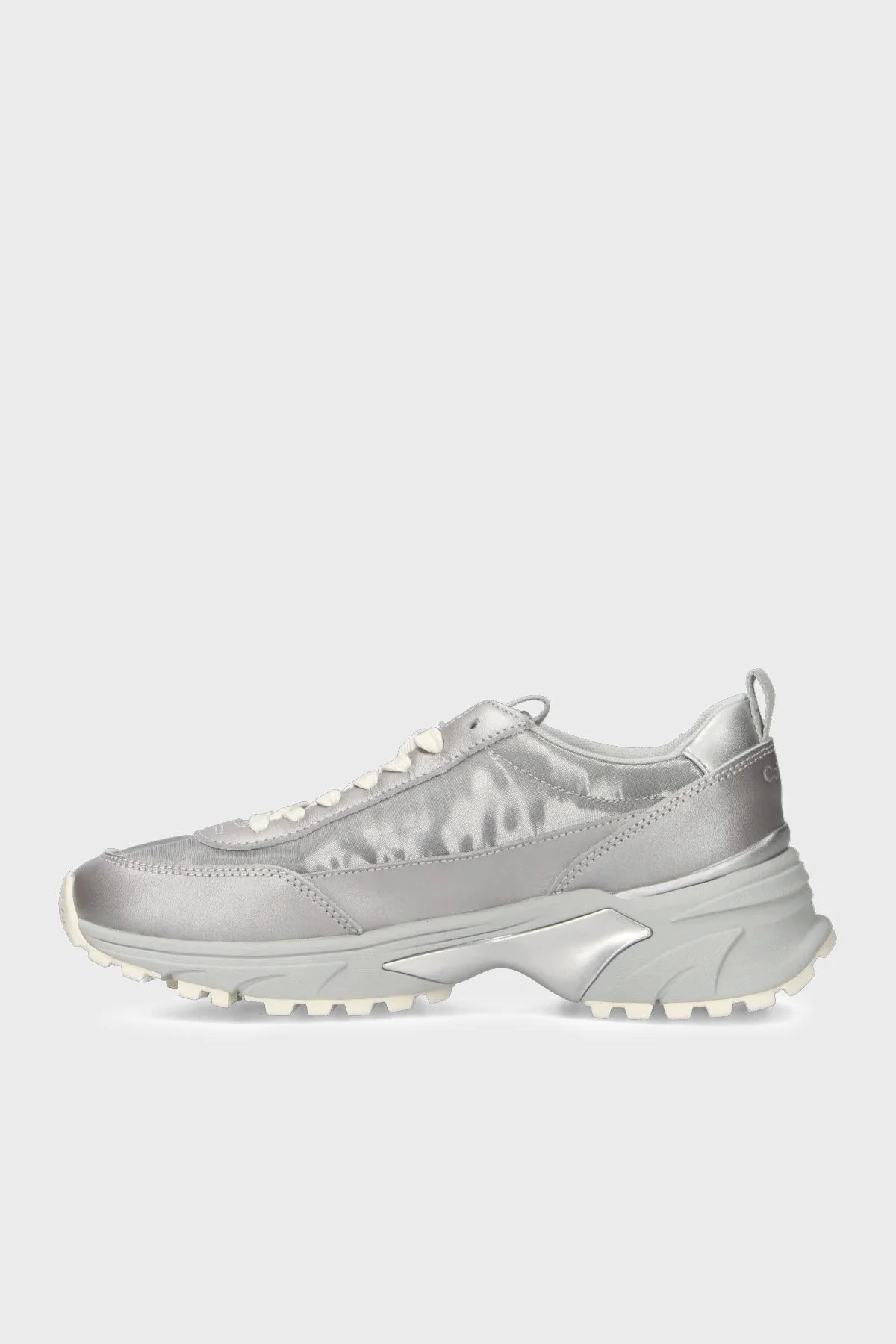 Calvin Klein Logolu Sneaker Kadın Ayakkabı HW0HW02999 PE6 GRİ - 4