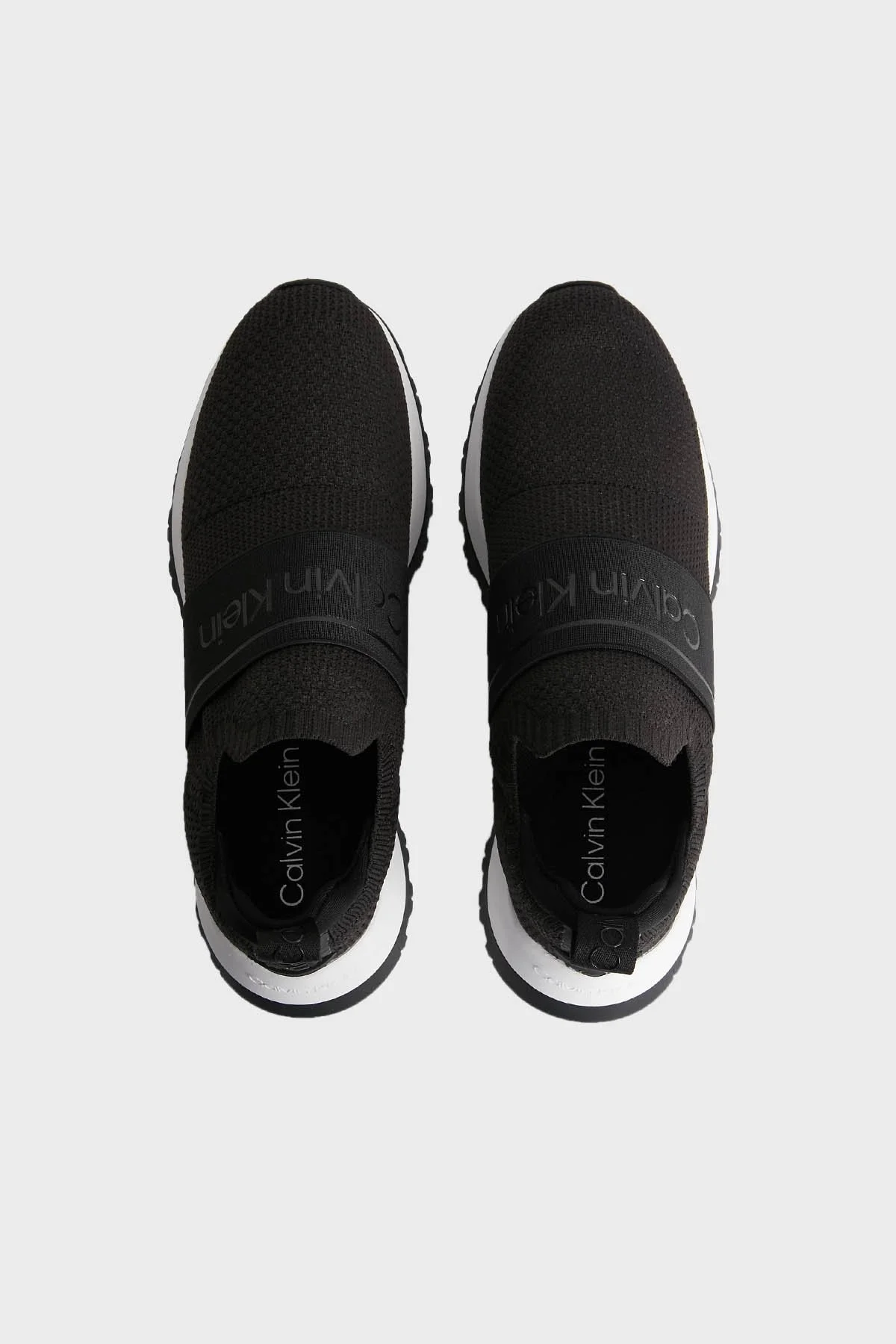 Calvin Klein Logolu Sneaker Slip-On HW0HW01443BEH Bayan Ayakkabı HW0HW01443 BEH SİYAH - 3