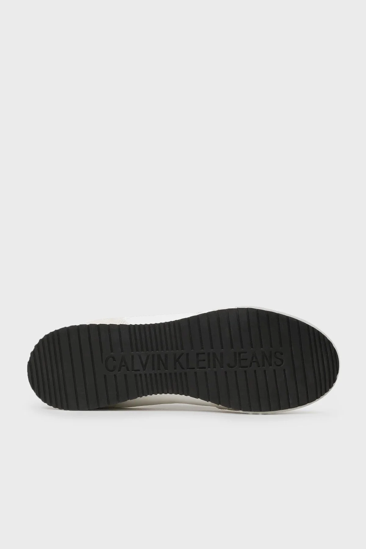 Calvin Klein Logolu Sneaker YM0YM006860K4 Erkek Ayakkabı YM0YM00686 0K4 BEYAZ-GRİ - 4