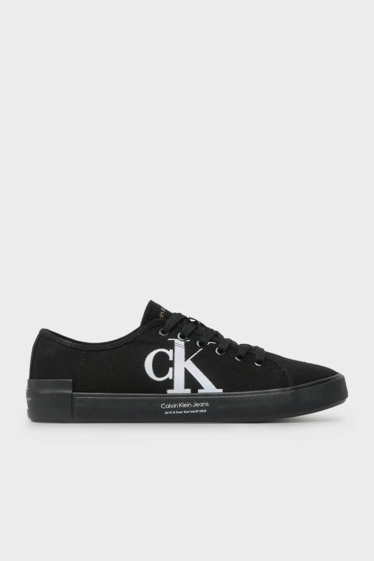 Calvin Klein Logolu Sneaker YM0YM00687BDS Erkek Ayakkabı YM0YM00687 BDS SİYAH - 1