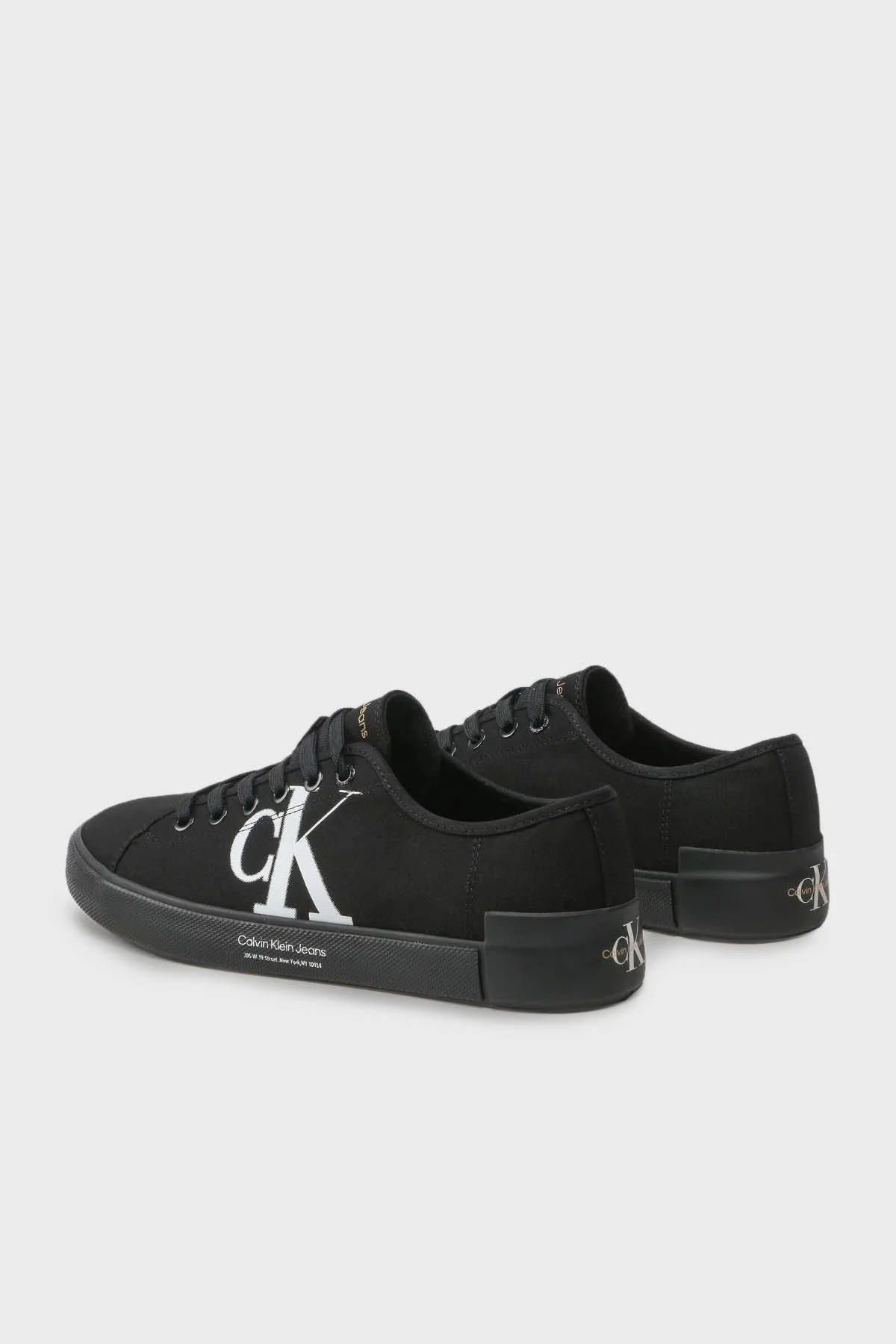 Calvin Klein Logolu Sneaker YM0YM00687BDS Erkek Ayakkabı YM0YM00687 BDS SİYAH - 2
