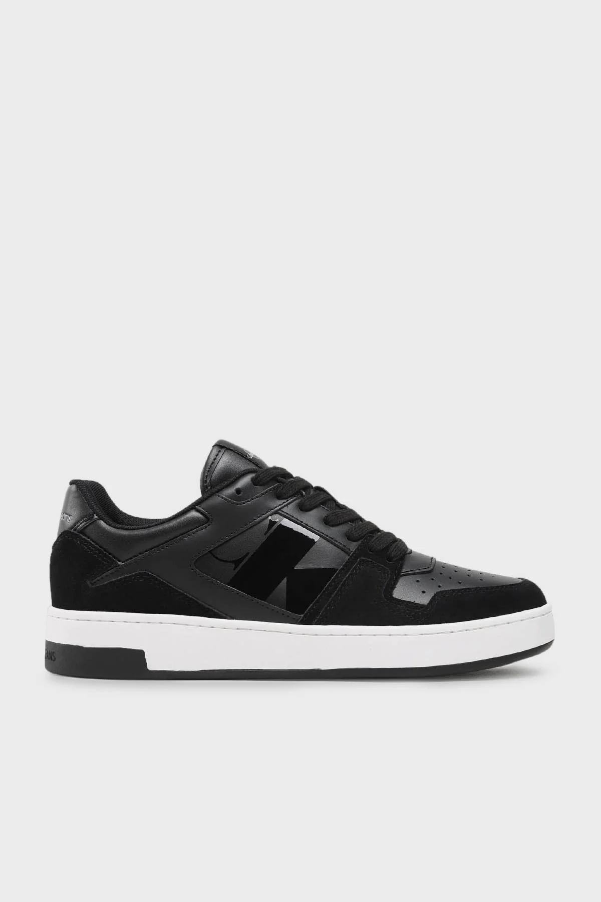 Calvin Klein Logolu Sneaker YM0YM00709BEH Erkek Ayakkabı YM0YM00709 BEH SİYAH - 1