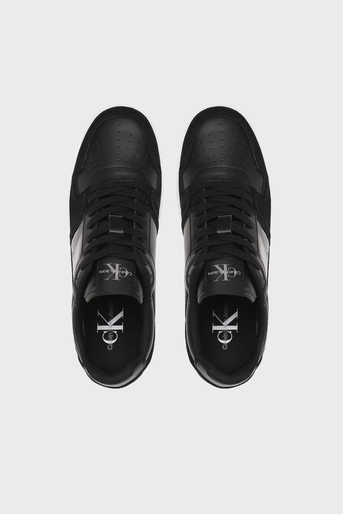 Calvin Klein Logolu Sneaker YM0YM00709BEH Erkek Ayakkabı YM0YM00709 BEH SİYAH - 5