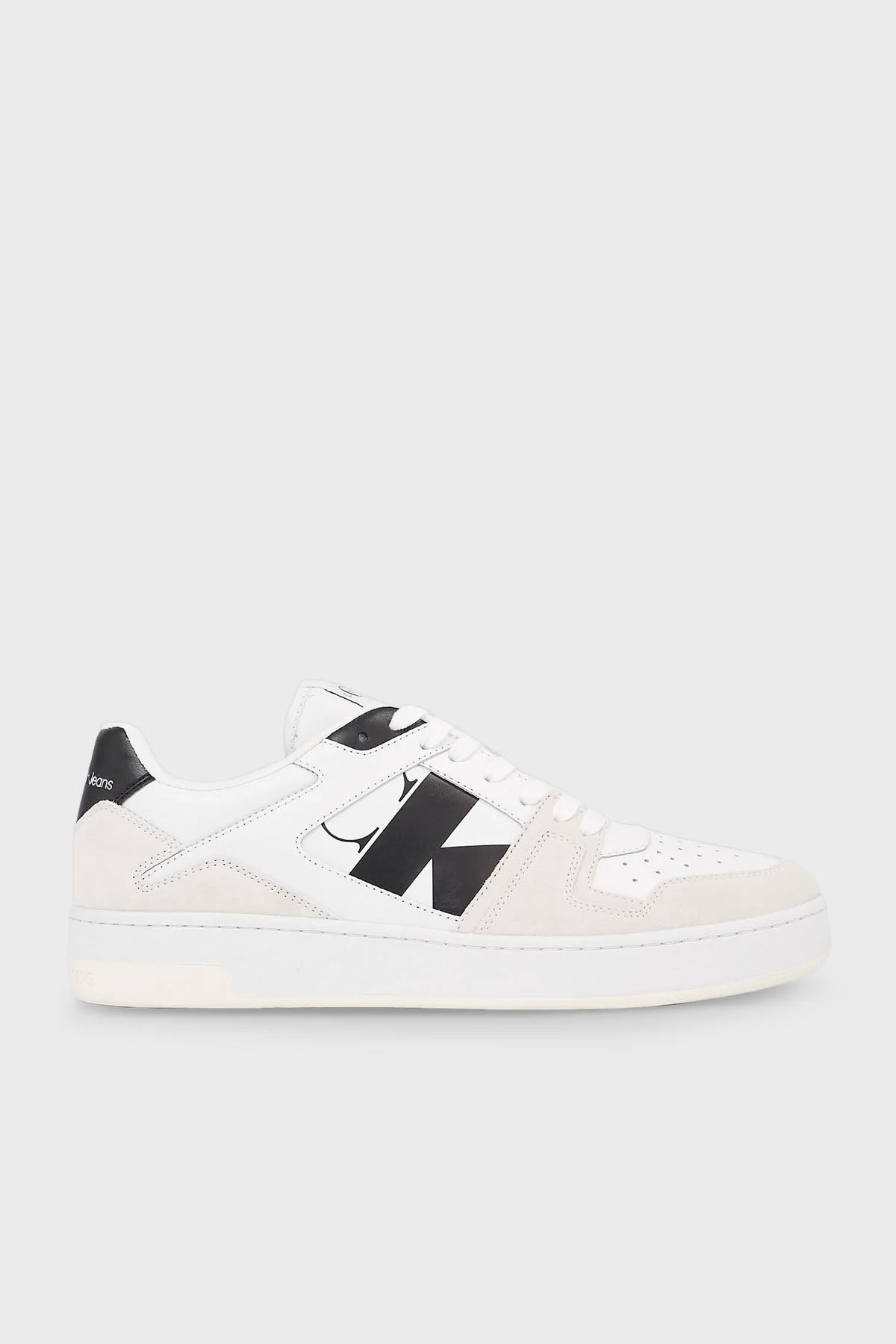 Calvin Klein Logolu Sneaker Erkek Ayakkabı YM0YM00709 YBR BEYAZ - 1
