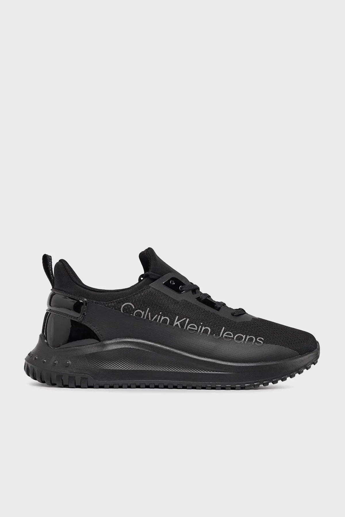 Calvin Klein Logolu Sneaker YM0YM008700GT Erkek Ayakkabı YM0YM00870 0GT SİYAH - 1
