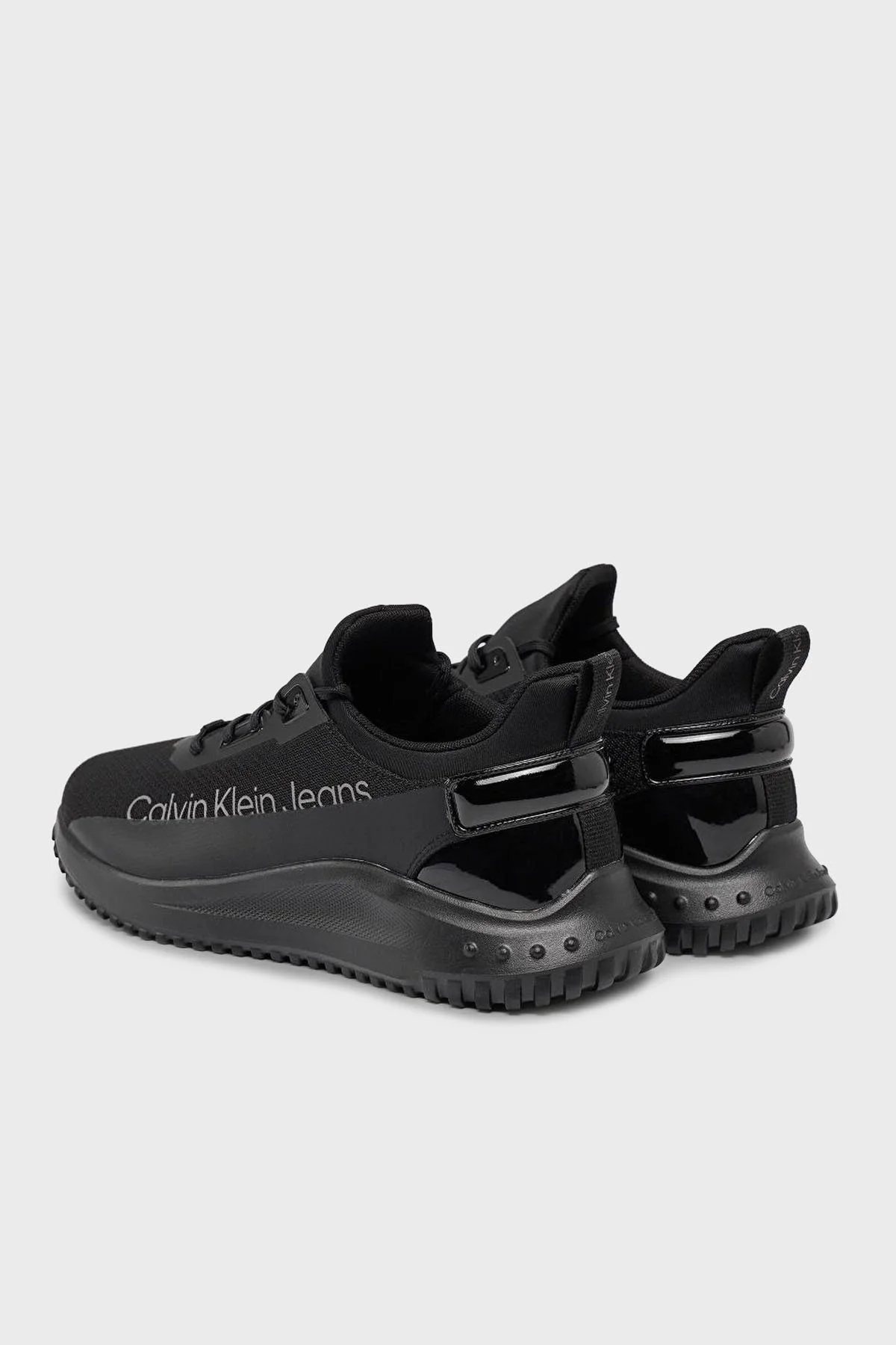 Calvin Klein Logolu Sneaker YM0YM008700GT Erkek Ayakkabı YM0YM00870 0GT SİYAH - 4