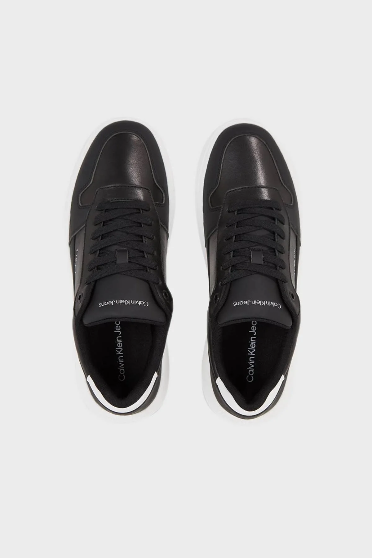 Calvin Klein Logolu Sneaker YM0YM008730GM Erkek Ayakkabı YM0YM00873 0GM SİYAH-BEYAZ - 3