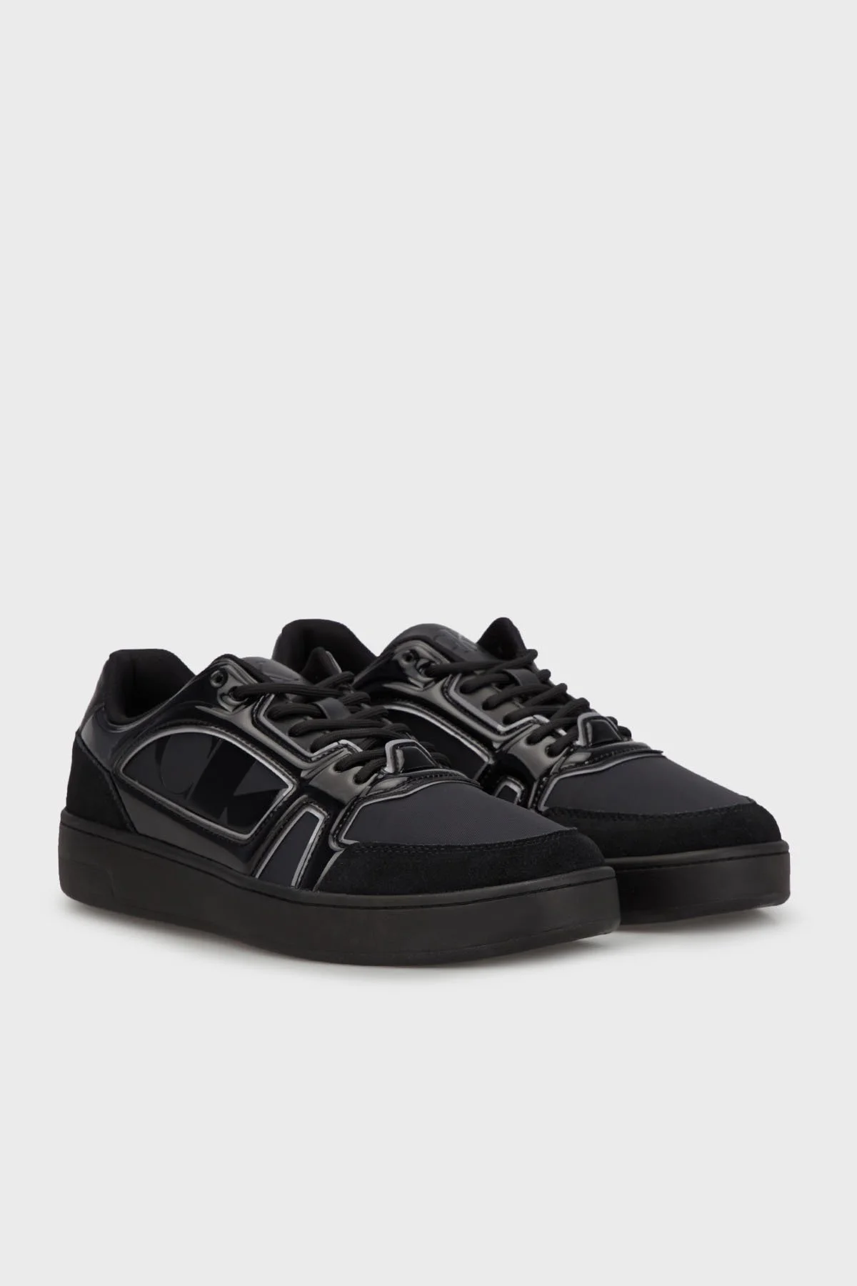 Calvin Klein Logolu Sneaker YM0YM008900GT Erkek Ayakkabı YM0YM00890 0GT SİYAH - 3