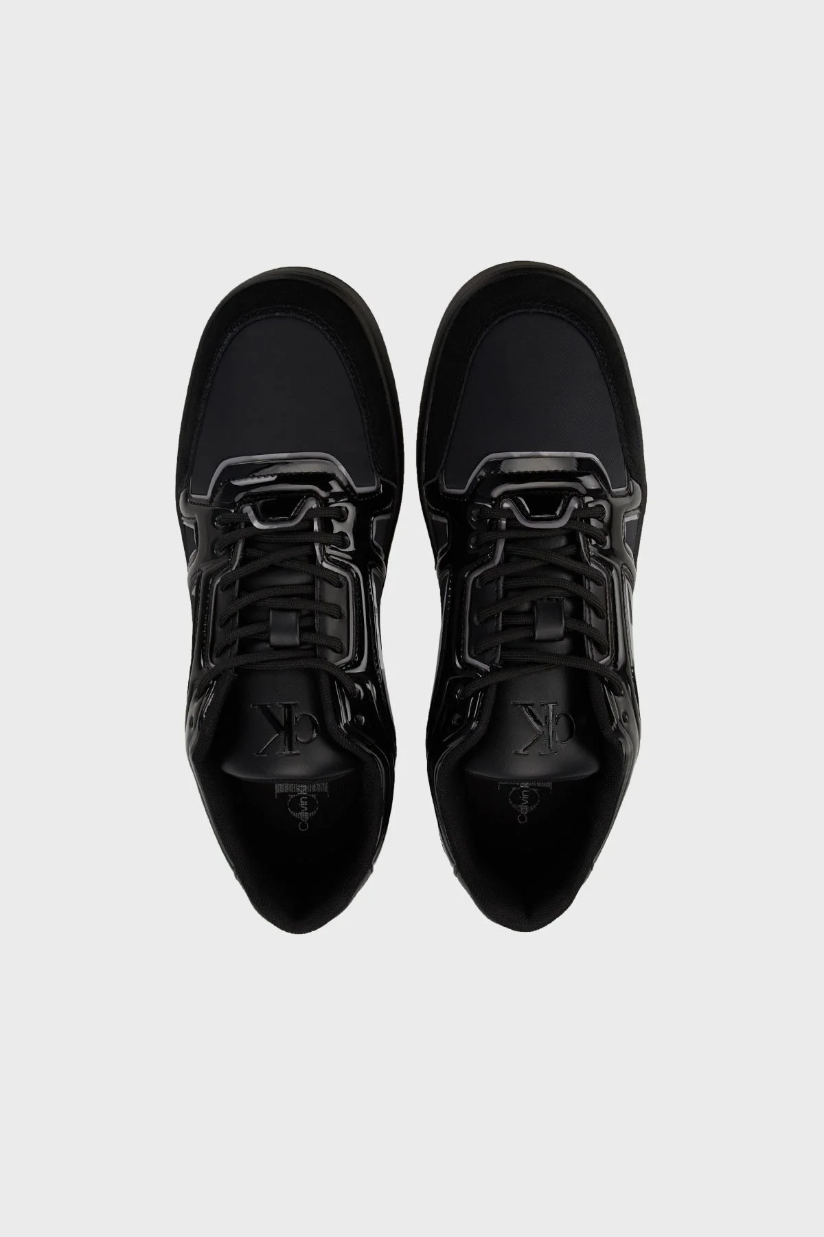 Calvin Klein Logolu Sneaker YM0YM008900GT Erkek Ayakkabı YM0YM00890 0GT SİYAH - 5