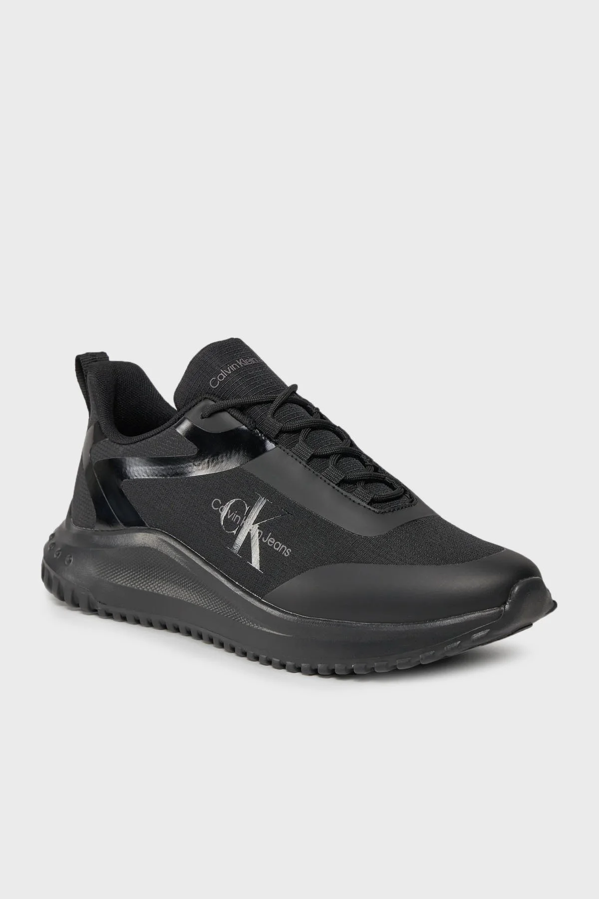 Calvin Klein Logolu Sneaker YM0YM0096801H Erkek Ayakkabı YM0YM00968 01H SİYAH - 2