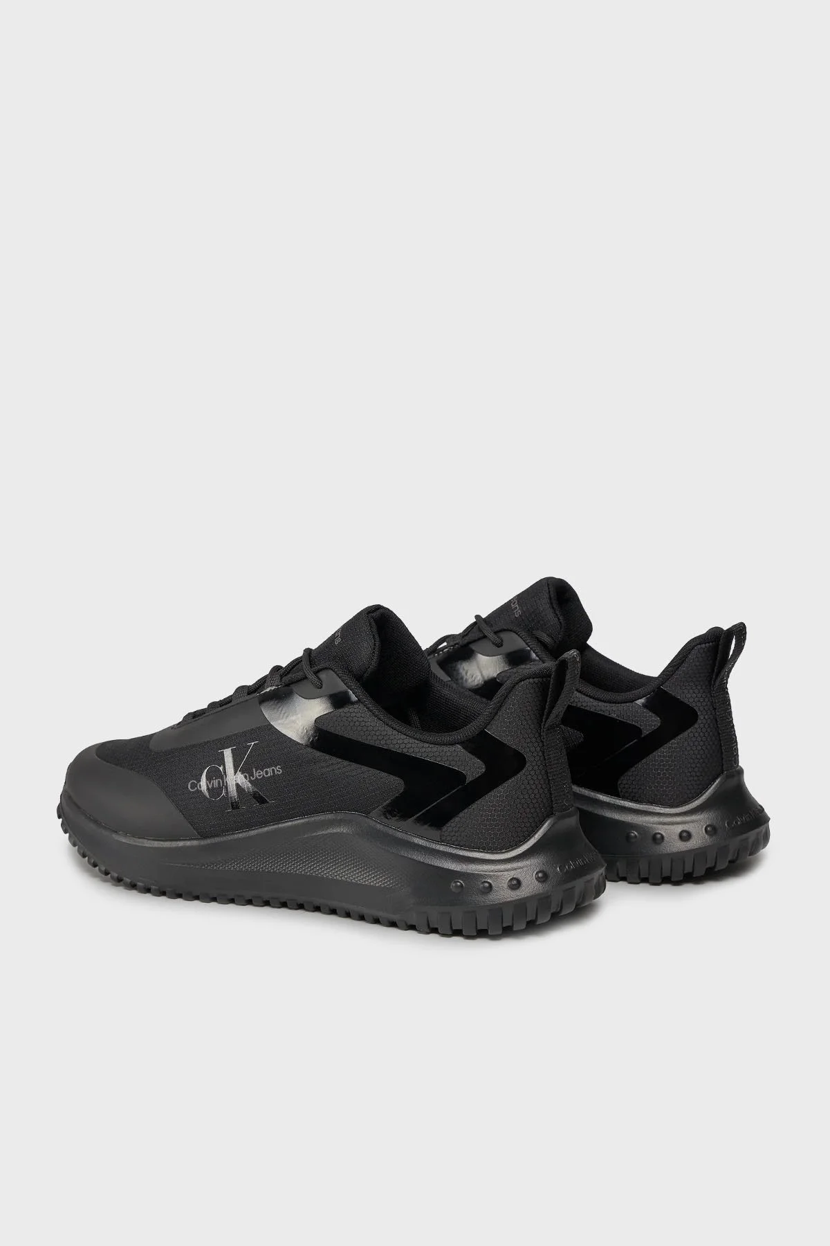 Calvin Klein Logolu Sneaker YM0YM0096801H Erkek Ayakkabı YM0YM00968 01H SİYAH - 3
