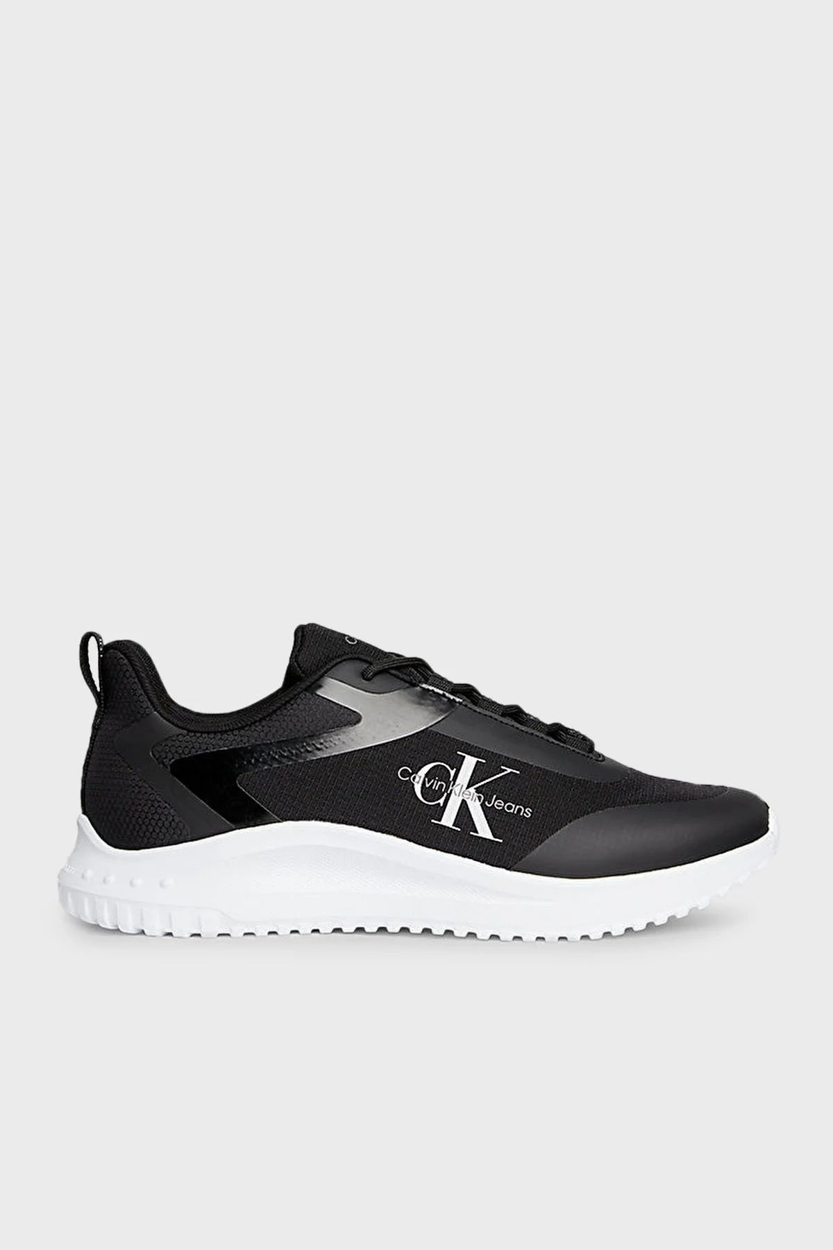 Calvin Klein Logolu Sneaker YM0YM009680GM Erkek Ayakkabı YM0YM00968 0GM SİYAH-BEYAZ - 1