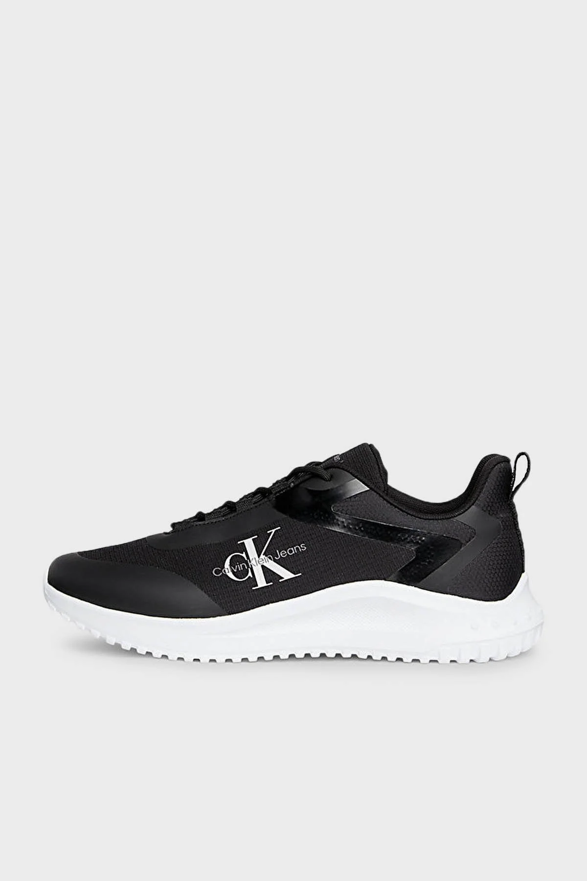 Calvin Klein Logolu Sneaker YM0YM009680GM Erkek Ayakkabı YM0YM00968 0GM SİYAH-BEYAZ - 2