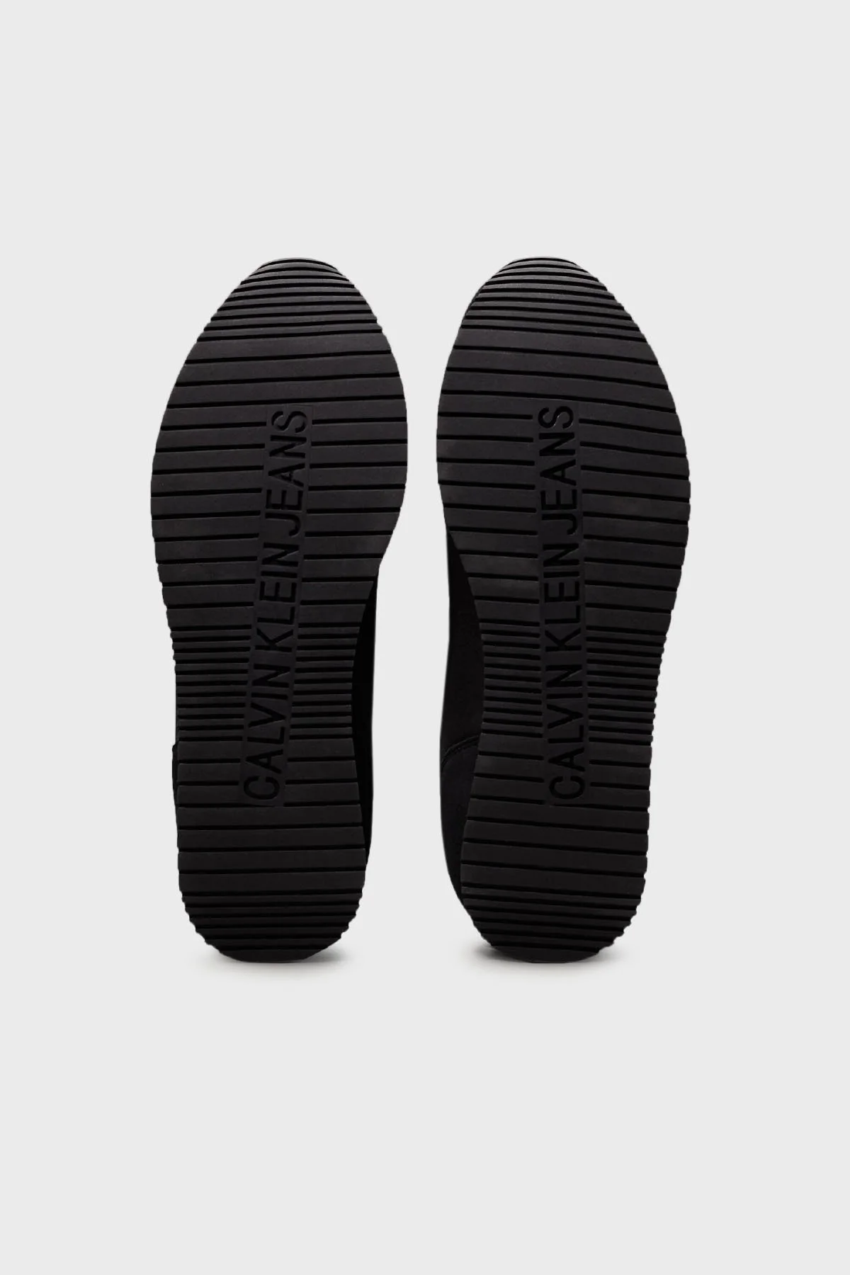 Calvin Klein Logolu Sneaker YM0YM010320GR Erkek Ayakkabı YM0YM01032 0GR SİYAH-BEYAZ - 12