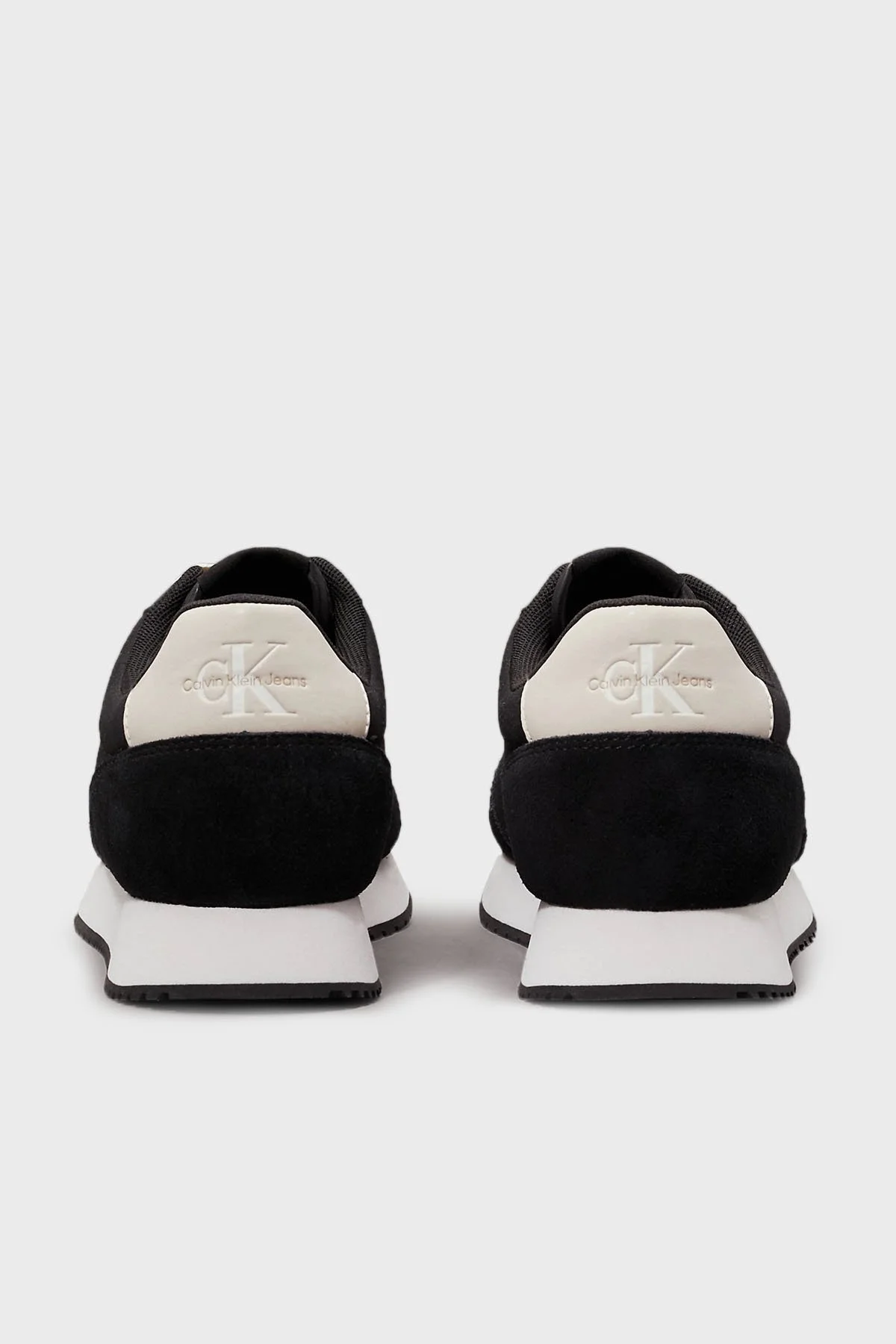 Calvin Klein Logolu Sneaker YM0YM010320GR Erkek Ayakkabı YM0YM01032 0GR SİYAH-BEYAZ - 13