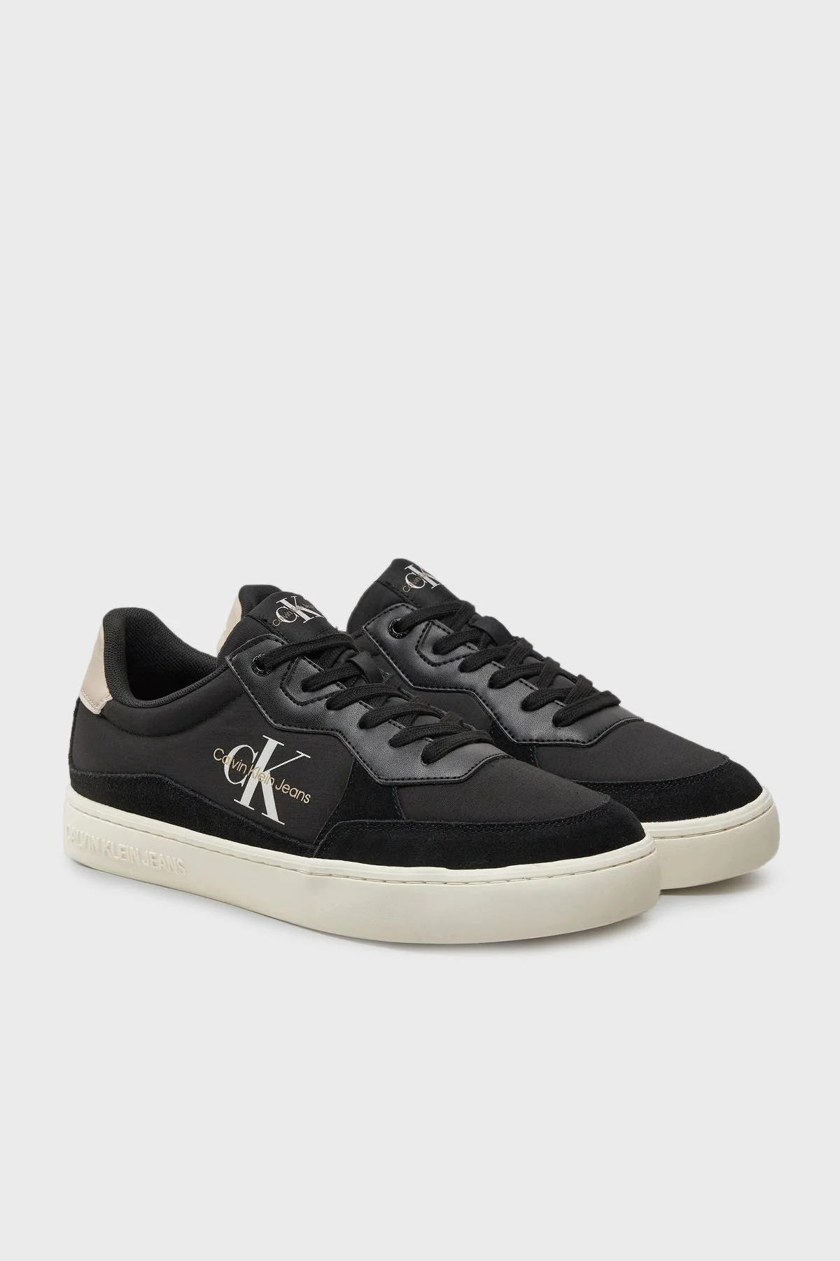 Calvin Klein Logolu Sneaker YM0YM010330GR Erkek Ayakkabı YM0YM01033 0GR SİYAH-BEYAZ - 2