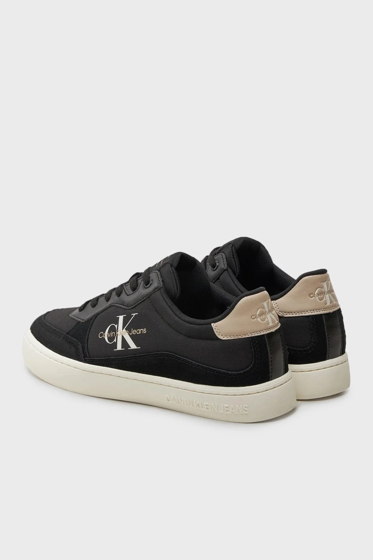 Calvin Klein Logolu Sneaker YM0YM010330GR Erkek Ayakkabı YM0YM01033 0GR SİYAH-BEYAZ - 3
