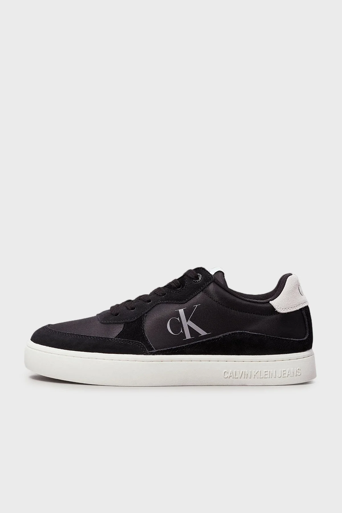 Calvin Klein Logolu Sneaker YM0YM011000GM Erkek Ayakkabı YM0YM01100 0GM SİYAH-BEYAZ - 3