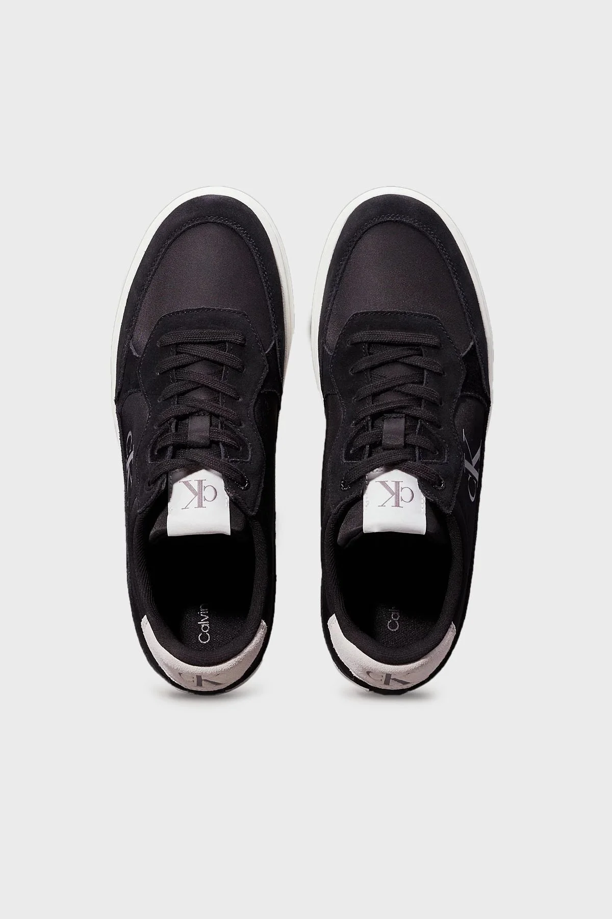 Calvin Klein Logolu Sneaker YM0YM011000GM Erkek Ayakkabı YM0YM01100 0GM SİYAH-BEYAZ - 4