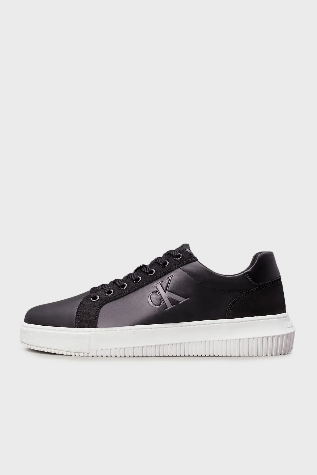 Calvin Klein Logolu Sneaker YM0YM011230GM Erkek Ayakkabı YM0YM01123 0GM SİYAH-BEYAZ - 2