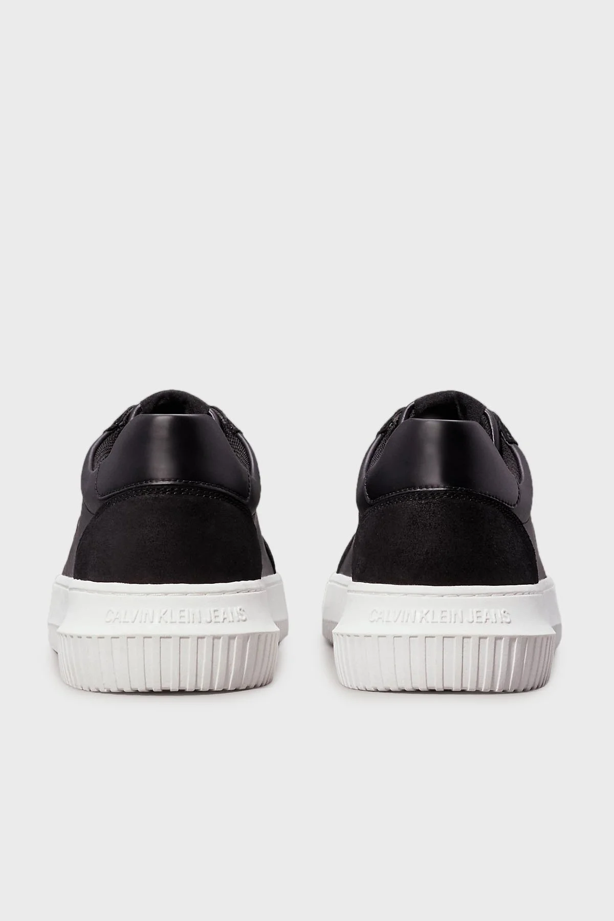 Calvin Klein Logolu Sneaker YM0YM011230GM Erkek Ayakkabı YM0YM01123 0GM SİYAH-BEYAZ - 4