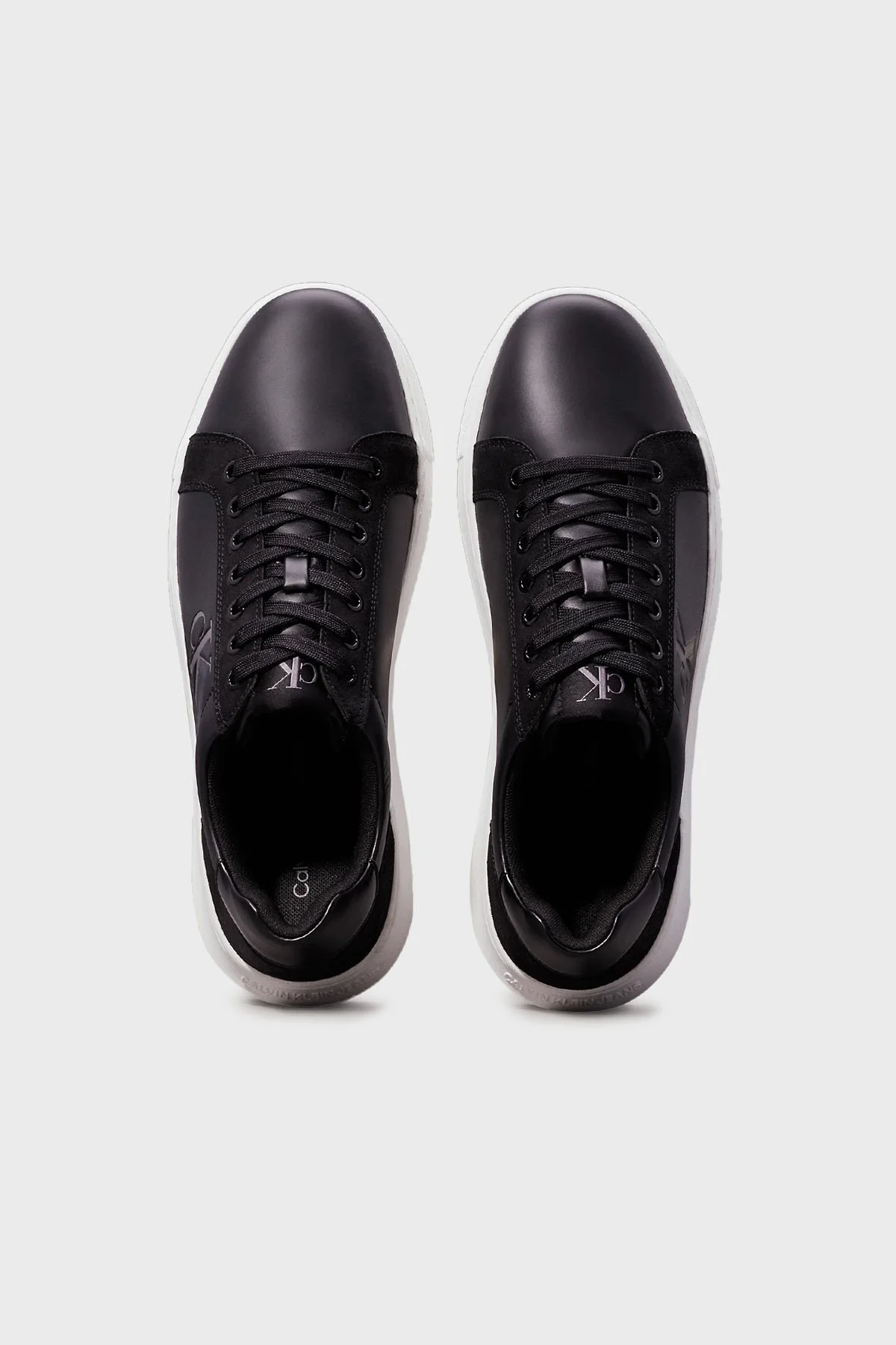 Calvin Klein Logolu Sneaker YM0YM011230GM Erkek Ayakkabı YM0YM01123 0GM SİYAH-BEYAZ - 5