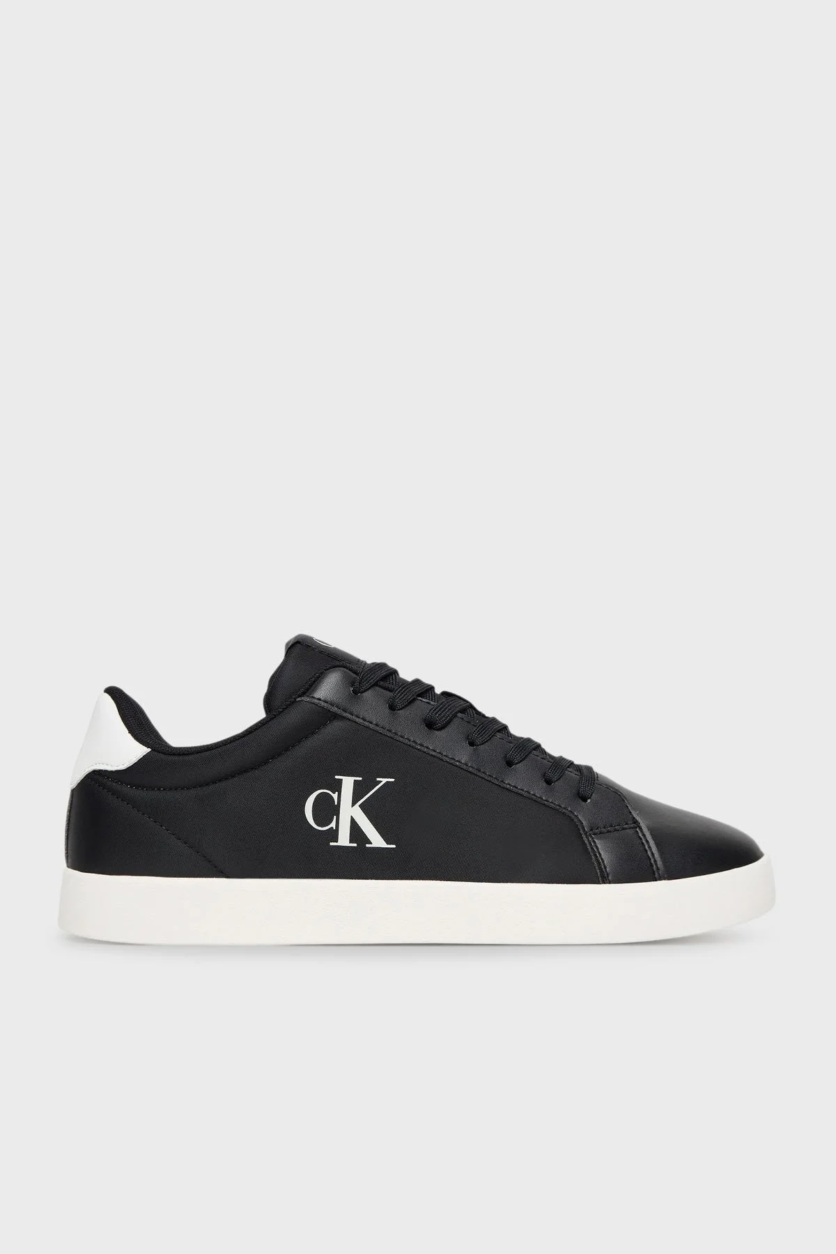 Calvin Klein Logolu Sneaker YM0YM012130GM Erkek Ayakkabı YM0YM01213 0GM SİYAH-BEYAZ - 1