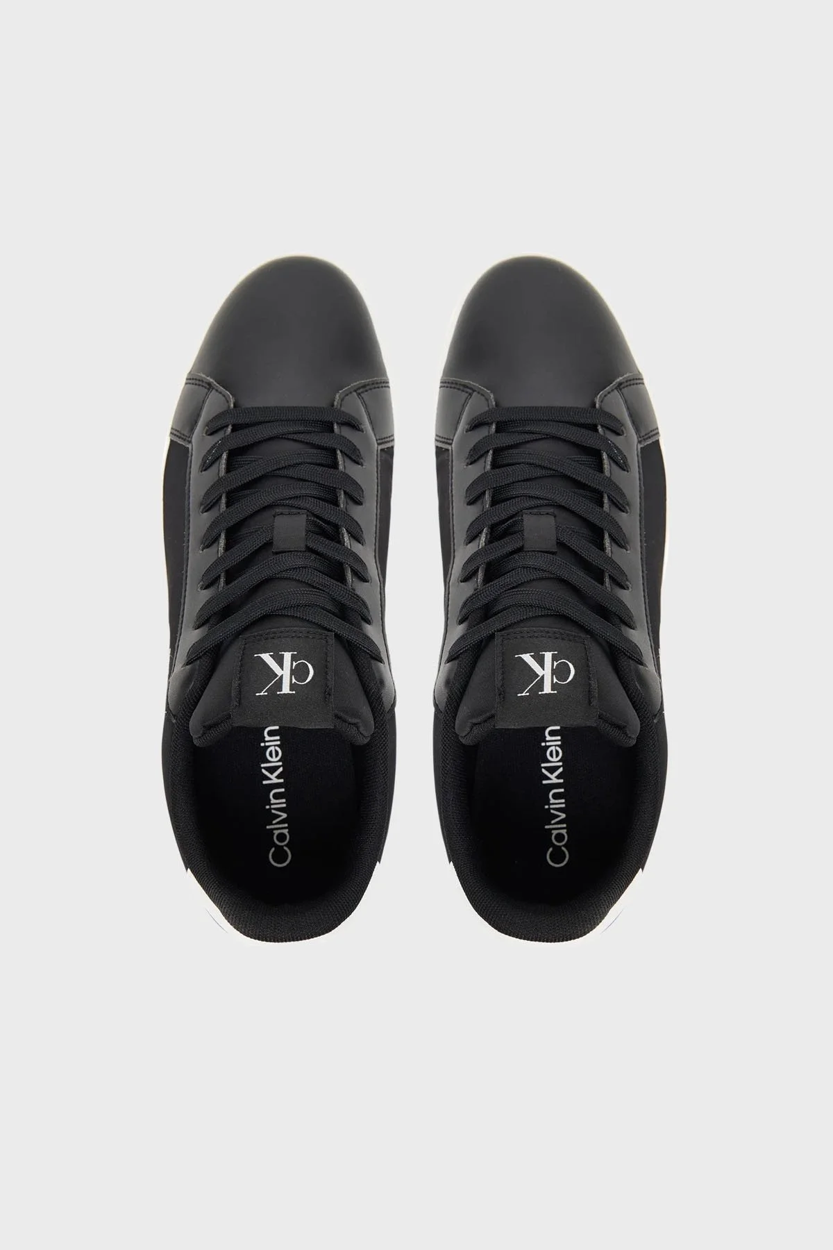 Calvin Klein Logolu Sneaker YM0YM012130GM Erkek Ayakkabı YM0YM01213 0GM SİYAH-BEYAZ - 3
