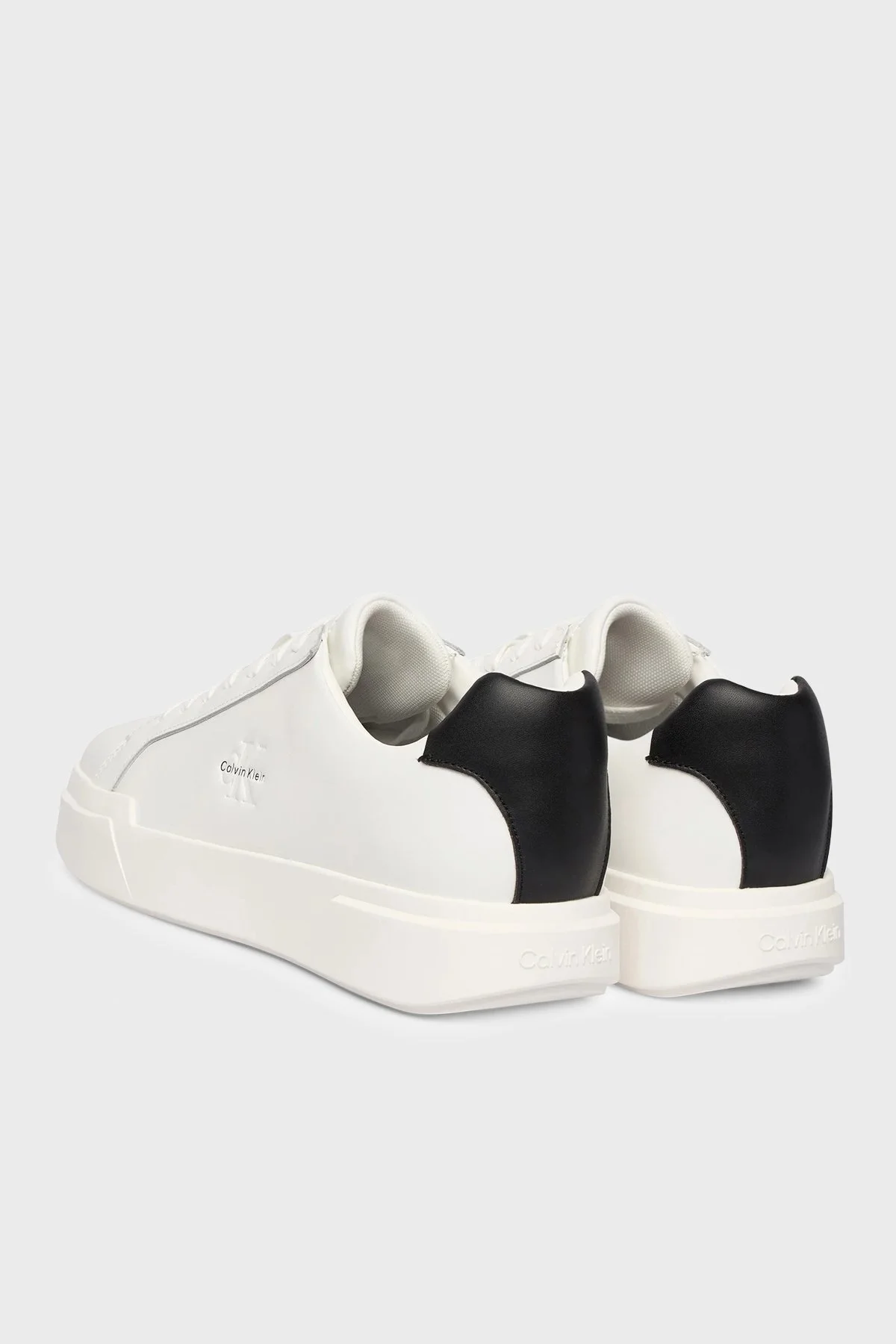 Calvin Klein Logolu Sneaker YM0YM0134406X Erkek Ayakkabı YM0YM01344 06X SİYAH - 5