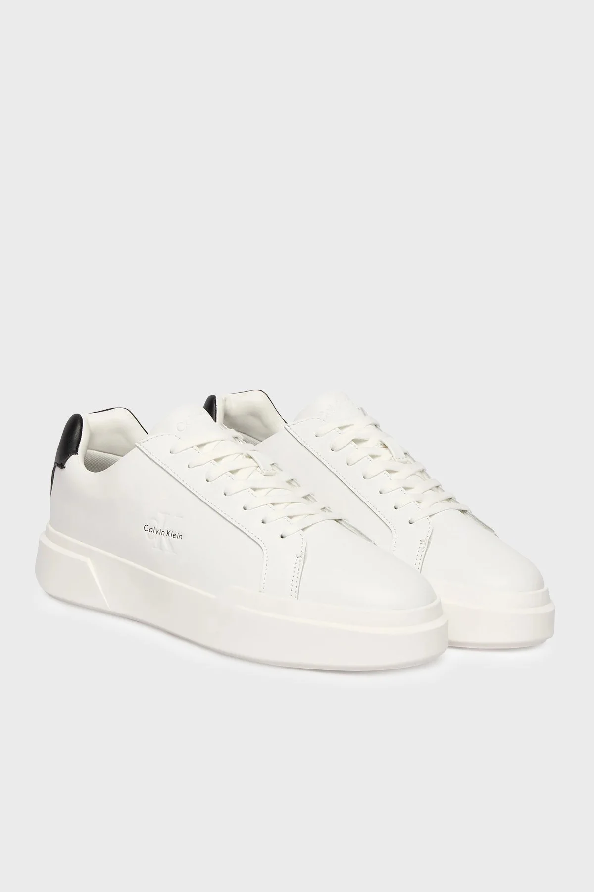 Calvin Klein Logolu Sneaker YM0YM0134406X Erkek Ayakkabı YM0YM01344 06X SİYAH - 2