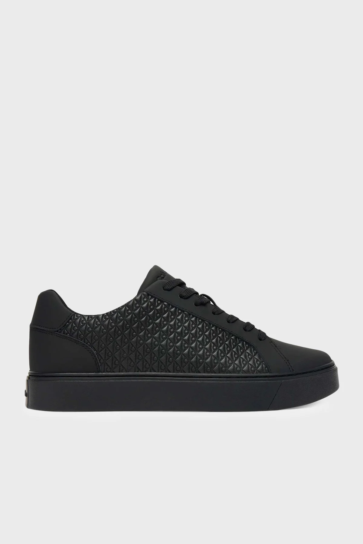 Calvin Klein Logolu Sneaker YM0YM014310GJ Erkek Ayakkabı YM0YM01431 0GJ Siyah - 1