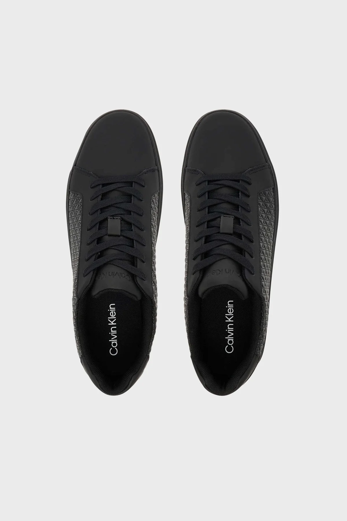 Calvin Klein Logolu Sneaker YM0YM014310GJ Erkek Ayakkabı YM0YM01431 0GJ Siyah - 4