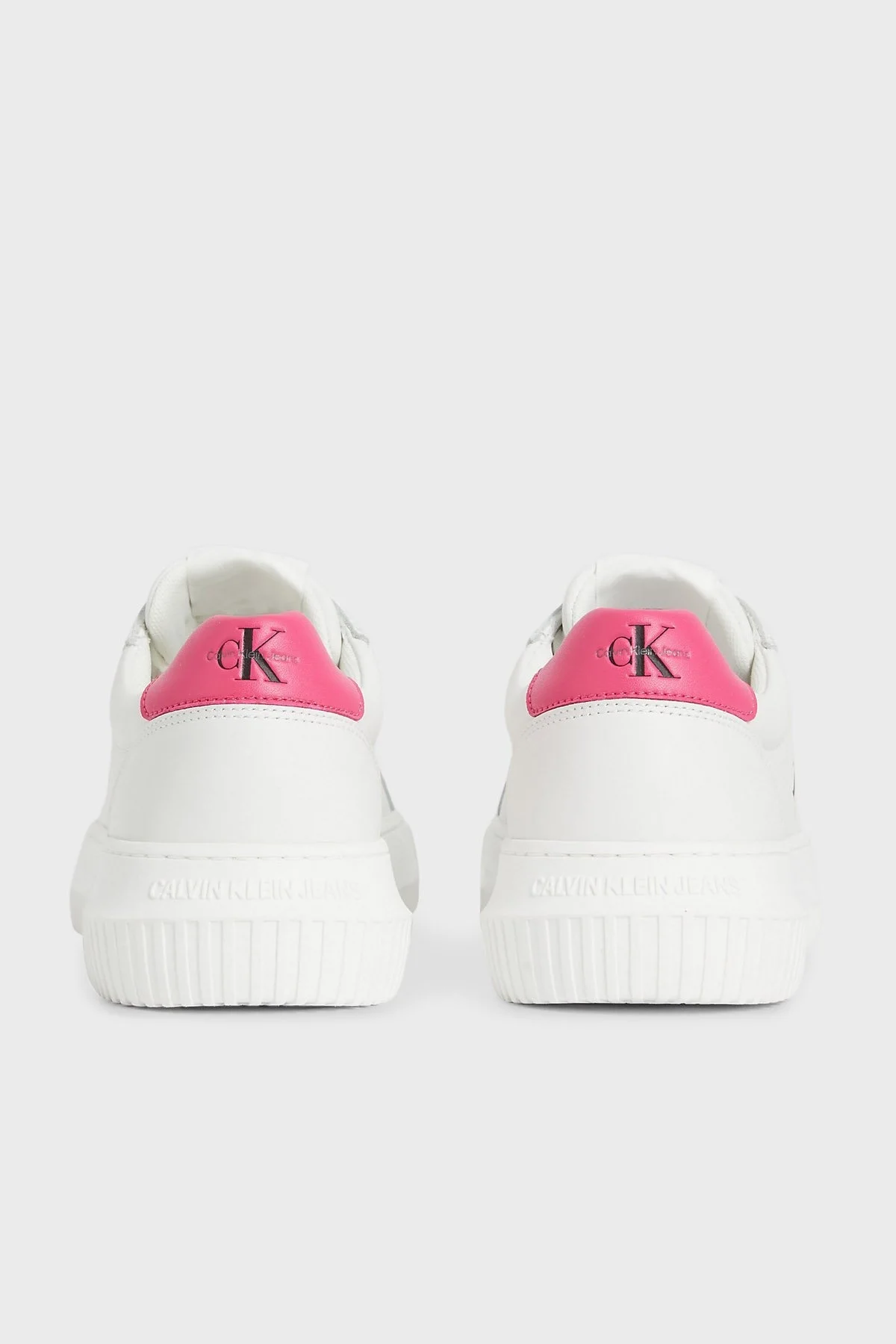 Calvin Klein Logolu Sneaker YW0YW0082301W Bayan Ayakkabı YW0YW00823 01W BEYAZ - 4