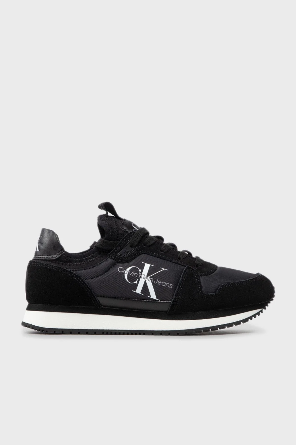 Calvin Klein Logolu Sneaker YW0YW008400GJ Bayan Ayakkabı YW0YW00840 0GJ SİYAH - 1