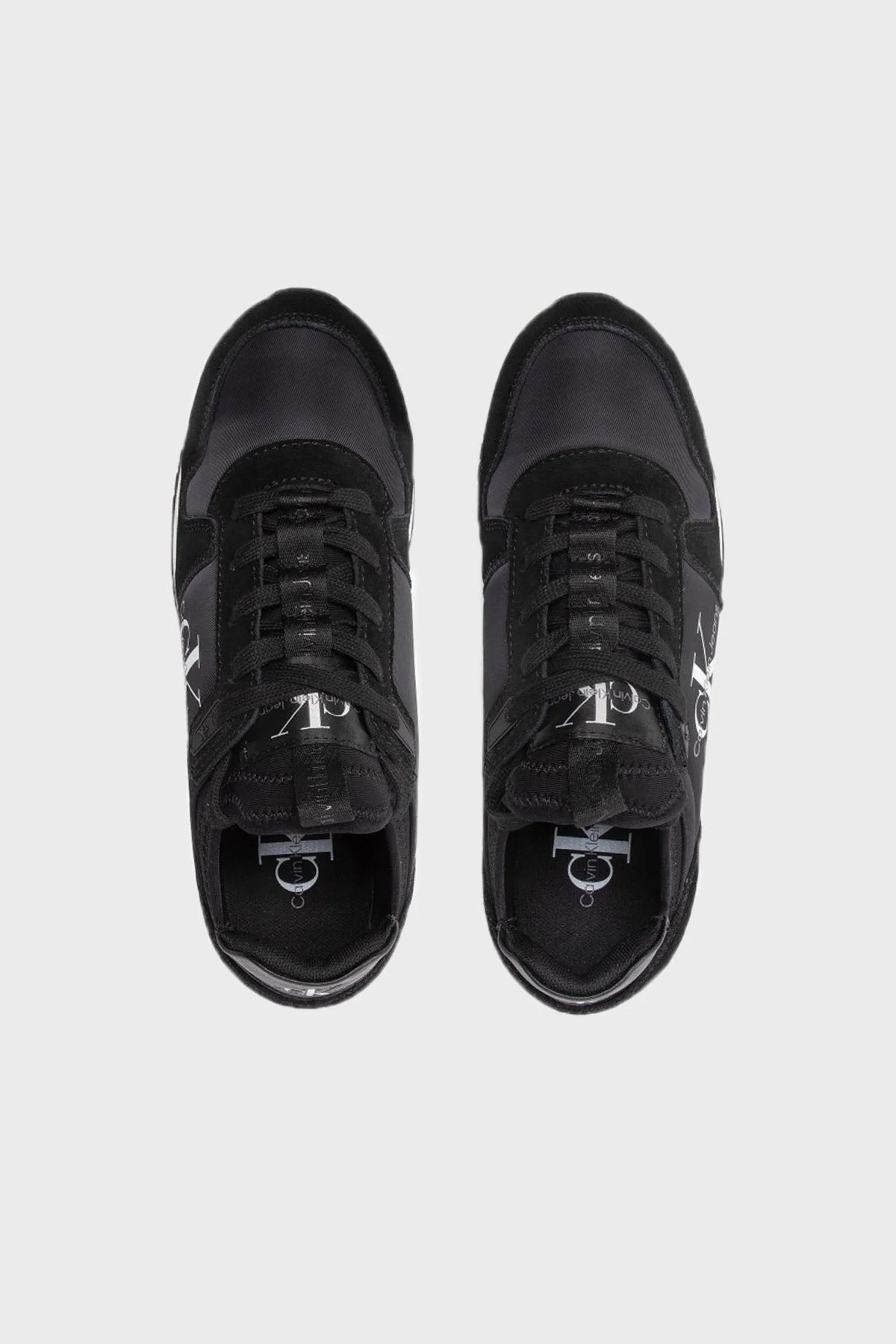 Calvin Klein Logolu Sneaker YW0YW008400GJ Bayan Ayakkabı YW0YW00840 0GJ SİYAH - 5