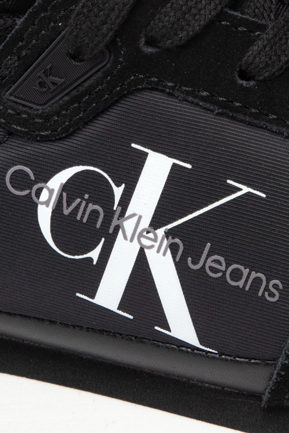Calvin Klein Logolu Sneaker YW0YW008400GJ Bayan Ayakkabı YW0YW00840 0GJ SİYAH - 6