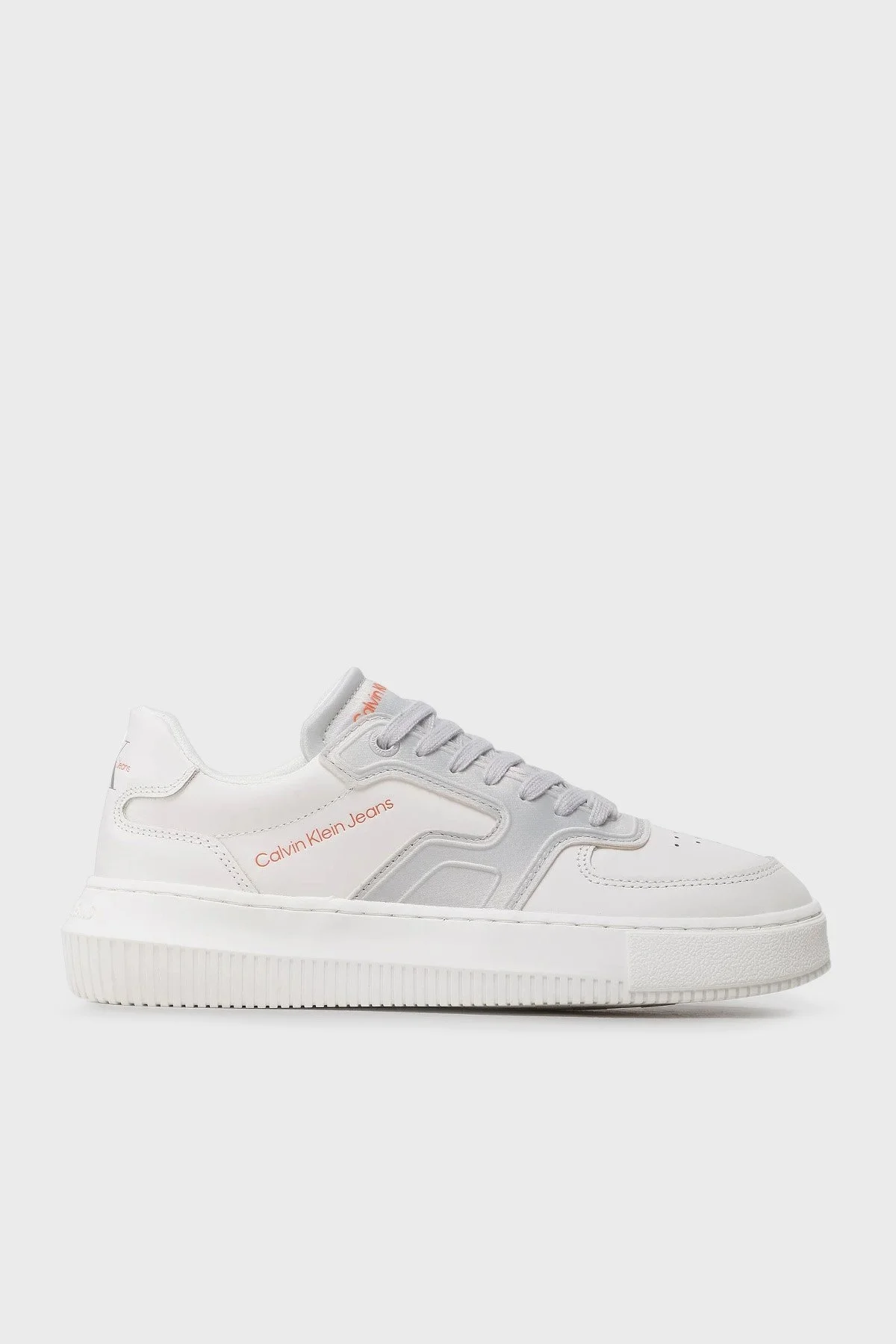 Calvin Klein Logolu Sneaker YW0YW009230LG Bayan Ayakkabı YW0YW00923 0LG BEYAZ - 1