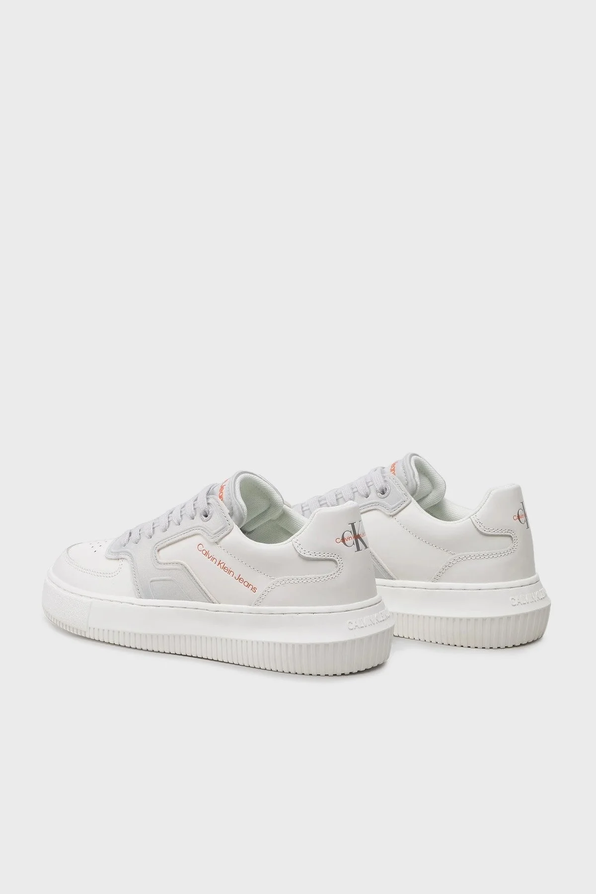 Calvin Klein Logolu Sneaker YW0YW009230LG Bayan Ayakkabı YW0YW00923 0LG BEYAZ - 2