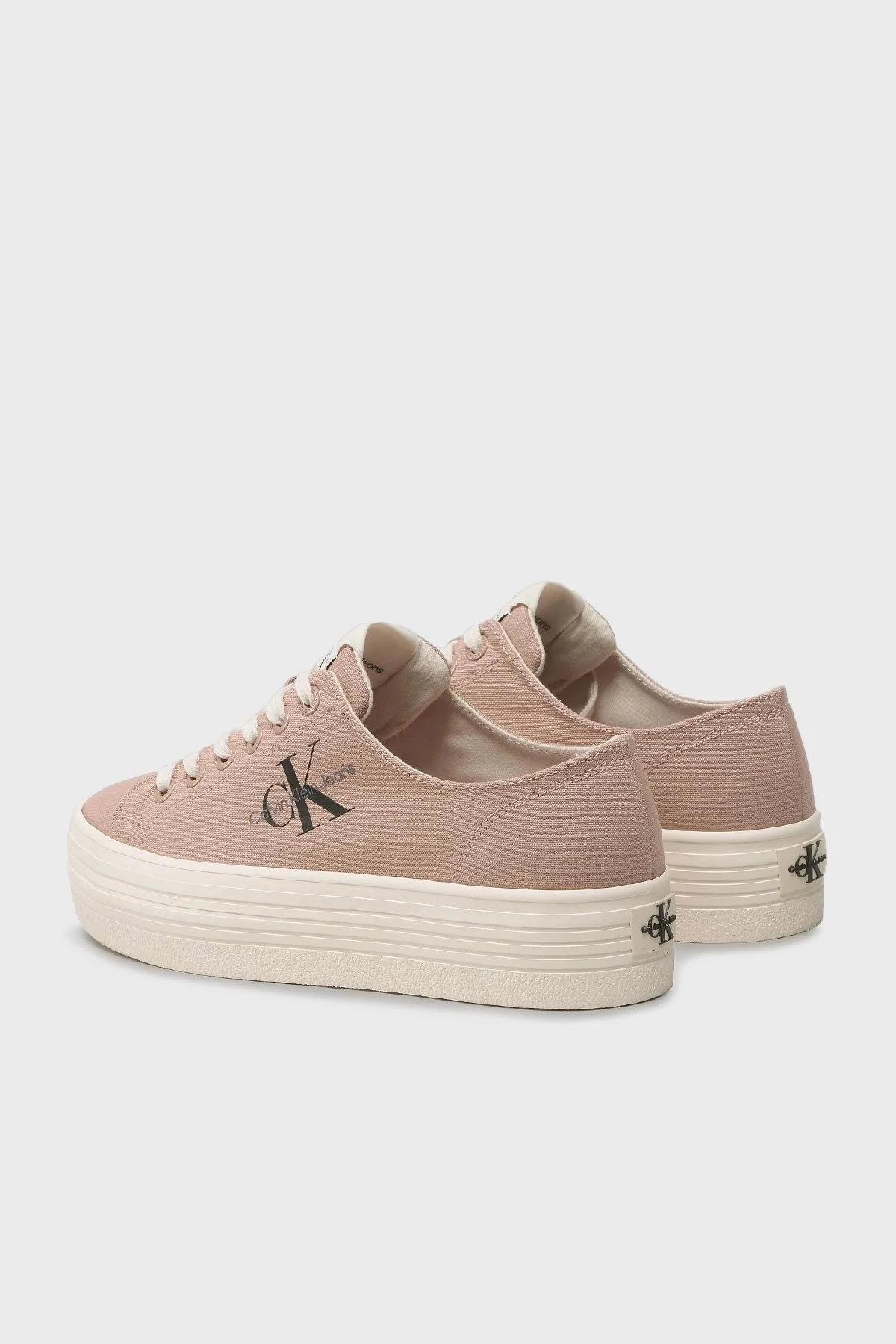 Calvin Klein Logolu Sneaker YW0YW010300J1 Bayan Ayakkabı YW0YW01030 0J1 PUDRA - 3