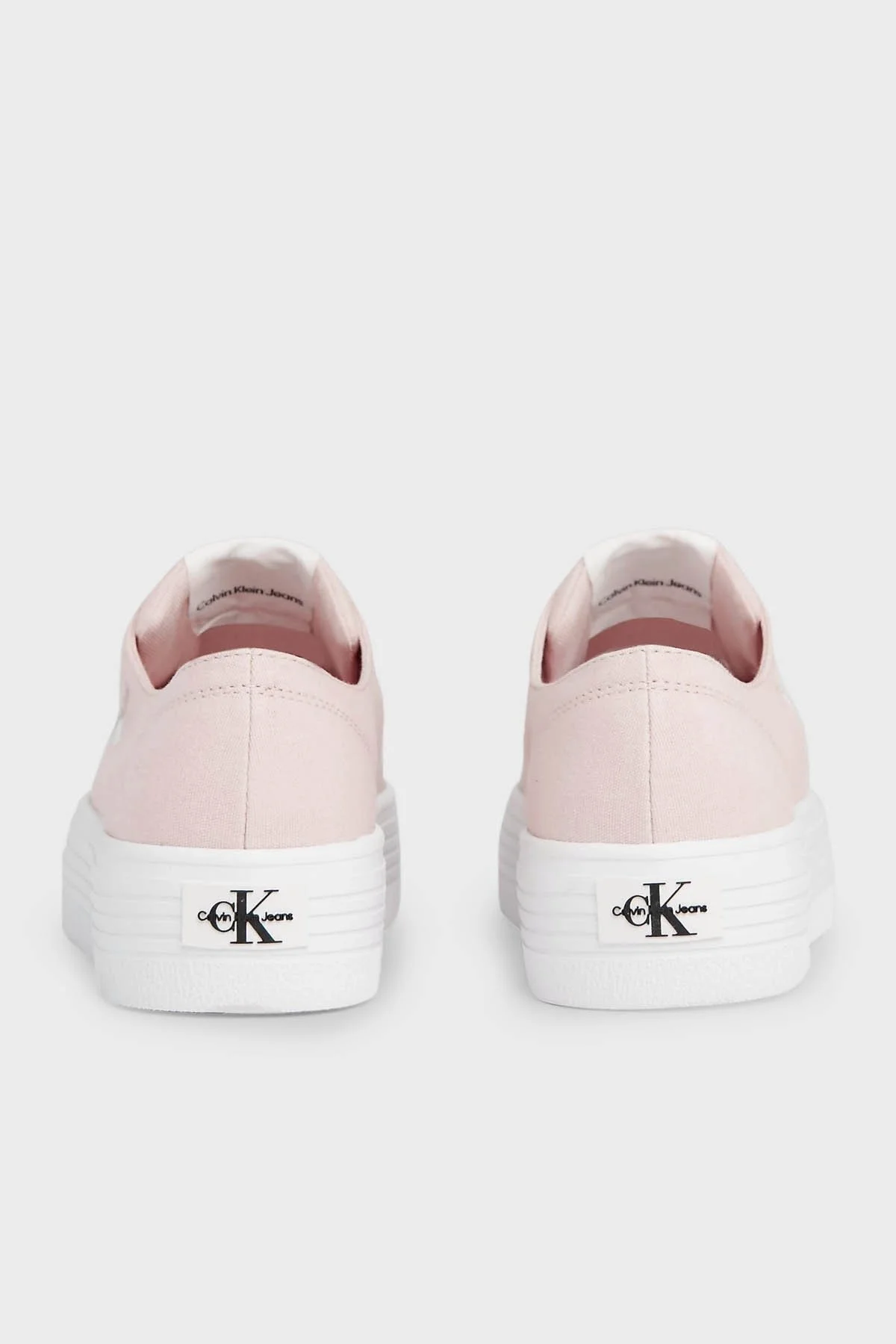 Calvin Klein Logolu Sneaker YW0YW010300JZ Bayan Ayakkabı YW0YW01030 0JZ PUDRA-BEYAZ - 6