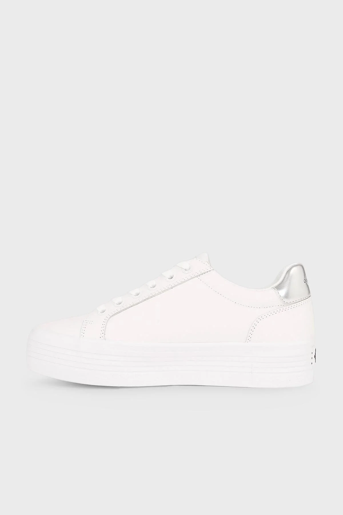 Calvin Klein Logolu Sneaker YW0YW01222YBR Bayan Ayakkabı YW0YW01222 YBR BEYAZ - 3