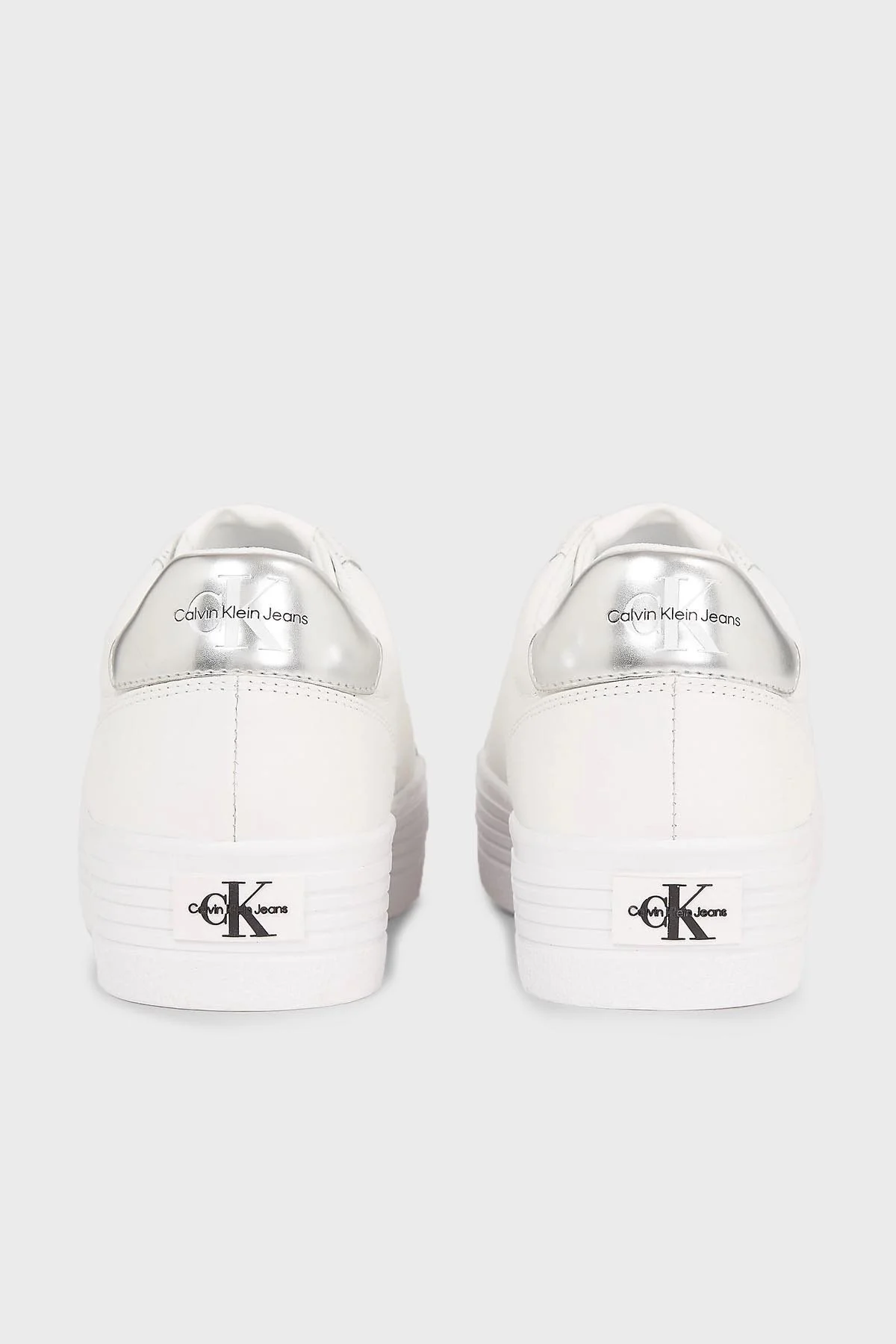 Calvin Klein Logolu Sneaker YW0YW01222YBR Bayan Ayakkabı YW0YW01222 YBR BEYAZ - 7