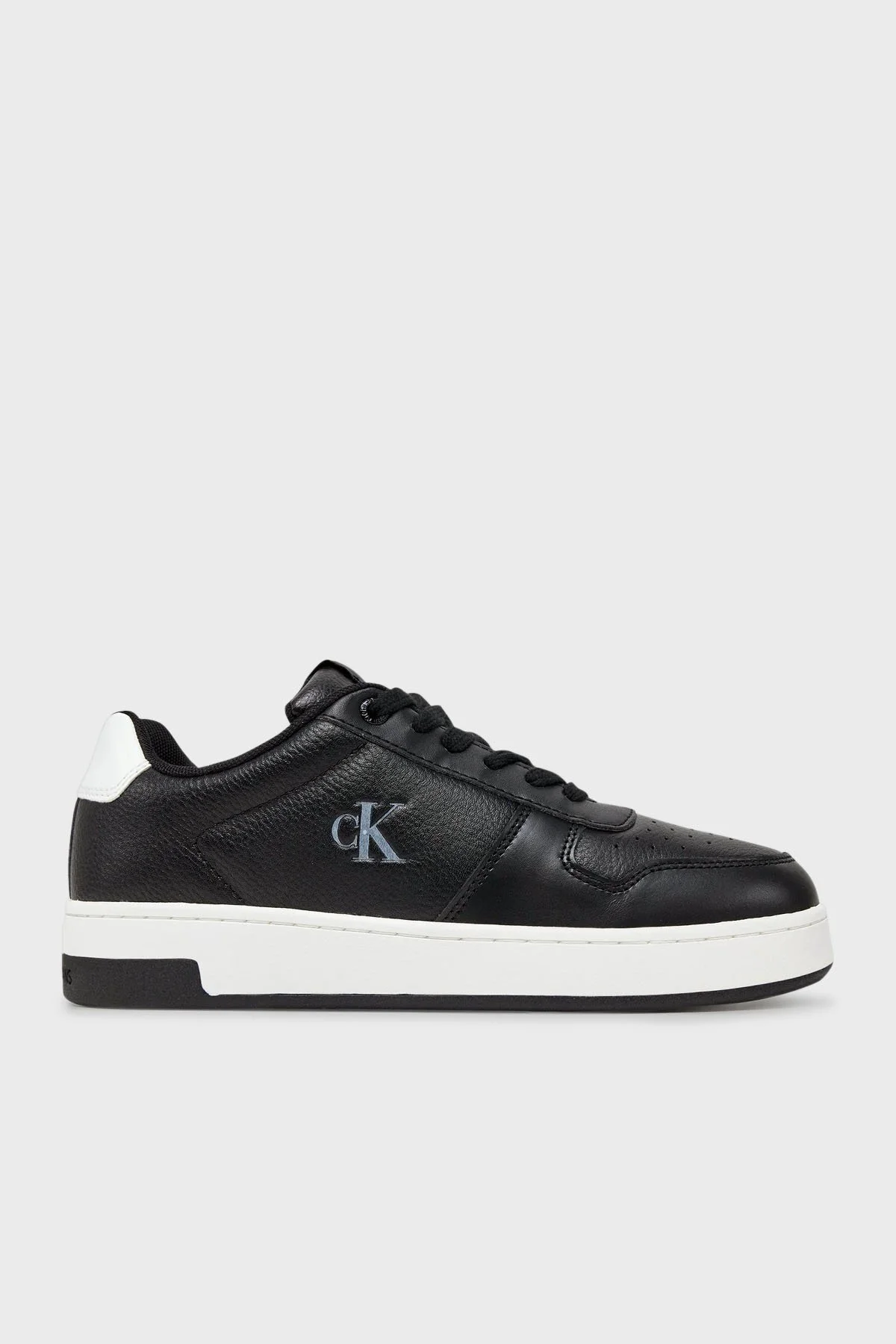Calvin Klein Logolu Sneaker YW0YW017650GM Bayan Ayakkabı YW0YW01765 0GM SİYAH-BEYAZ - 7