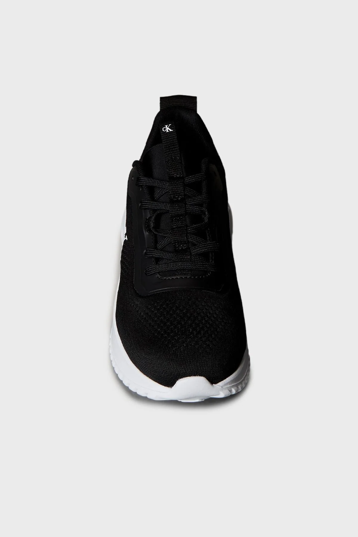 Calvin Klein Logolu Sneaker YW0YW019920GM Bayan Ayakkabı YW0YW01992 0GM SİYAH-BEYAZ - 4