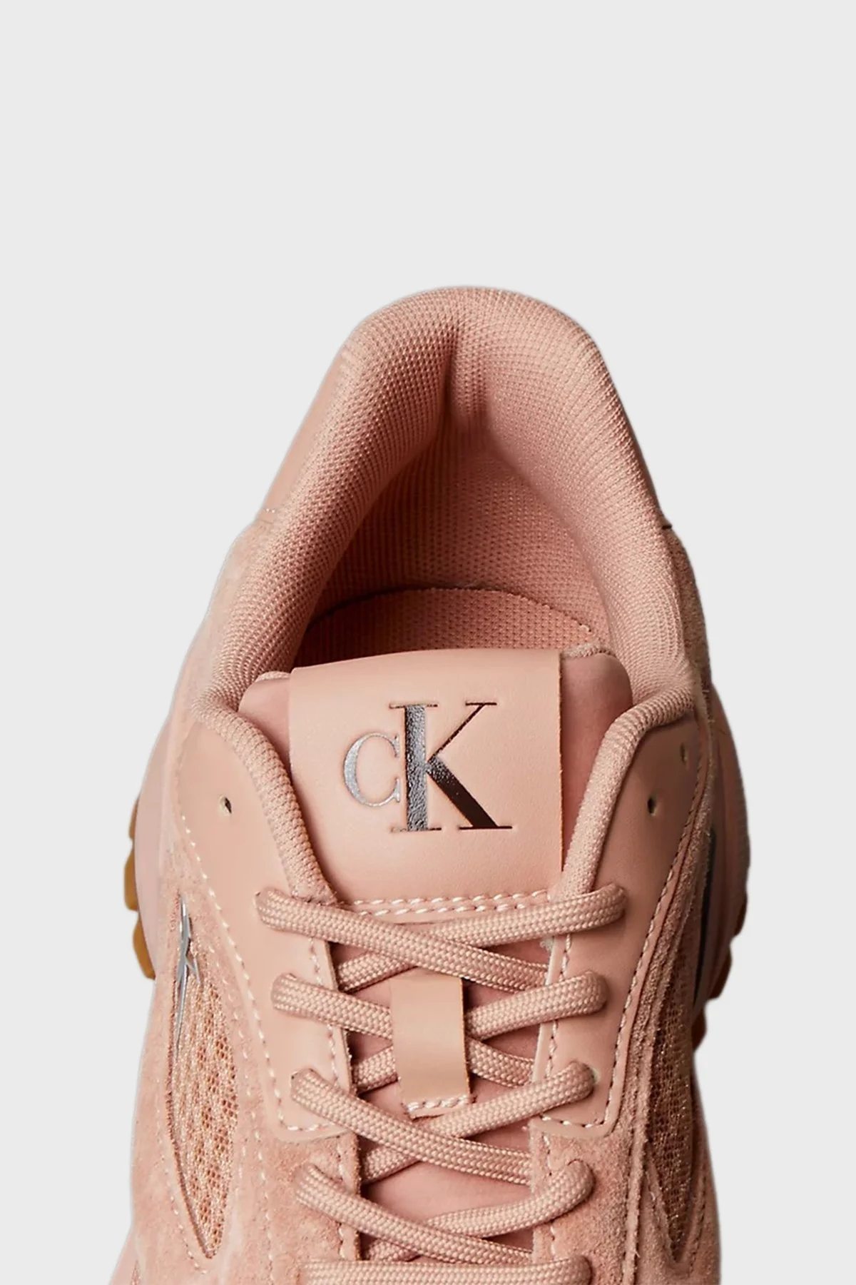 Calvin Klein Logolu Sneaker YW0YW019940K0 Bayan Ayakkabı YW0YW01994 0K0 PUDRA - 5
