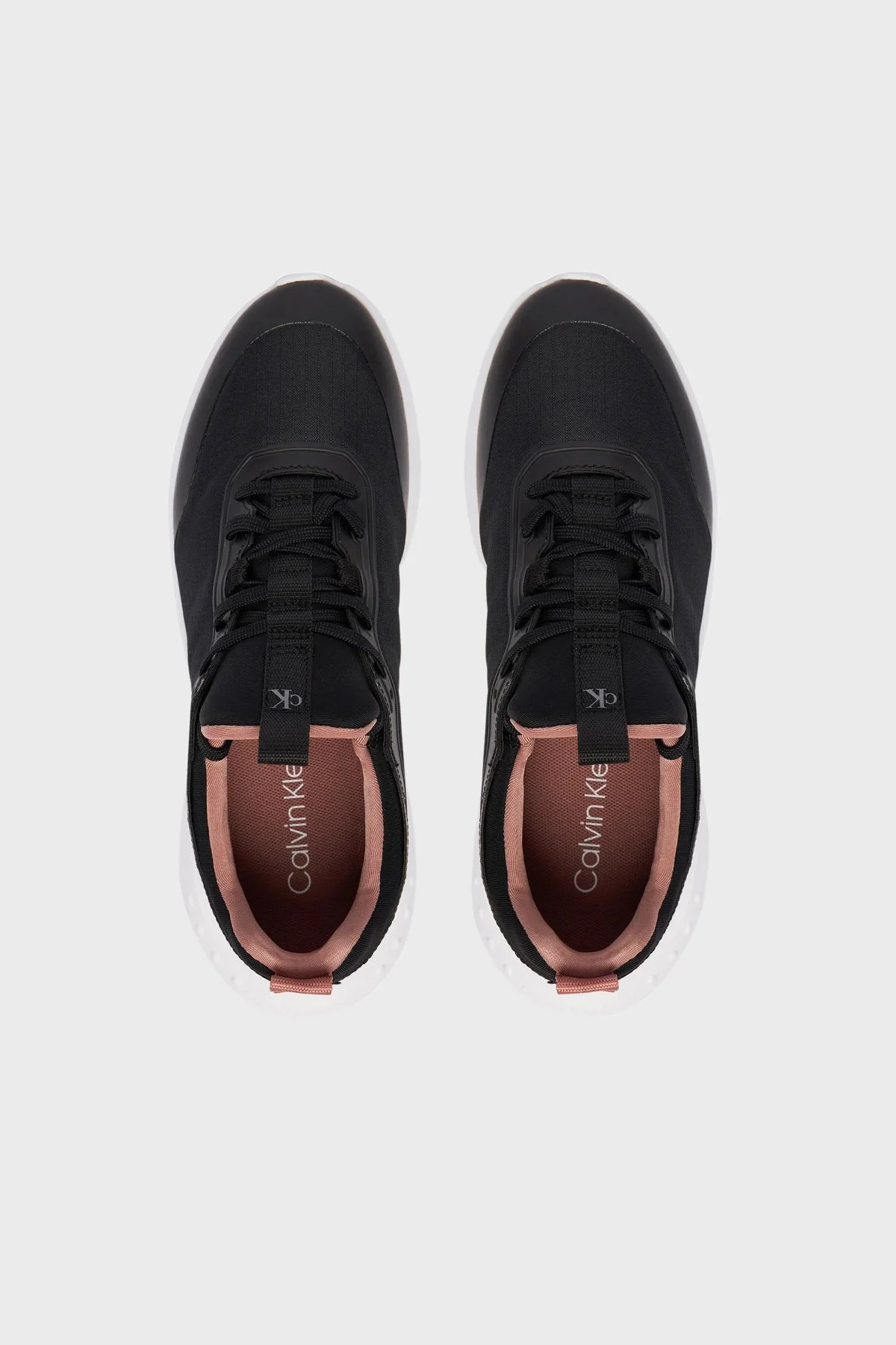 Calvin Klein Logolu Sneaker YW0YW020640GP Bayan Ayakkabı YW0YW02064 0GP SİYAH - 3