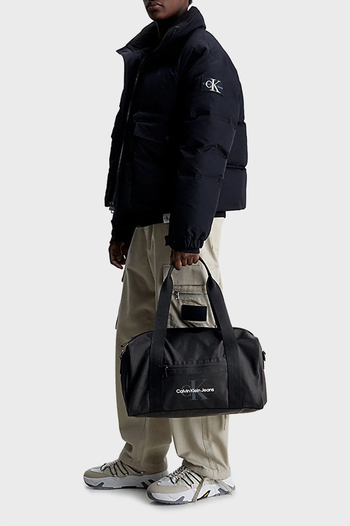 Calvin Klein Logolu Spor K50K511099BDS Erkek Çanta K50K511099 BDS SİYAH - 2