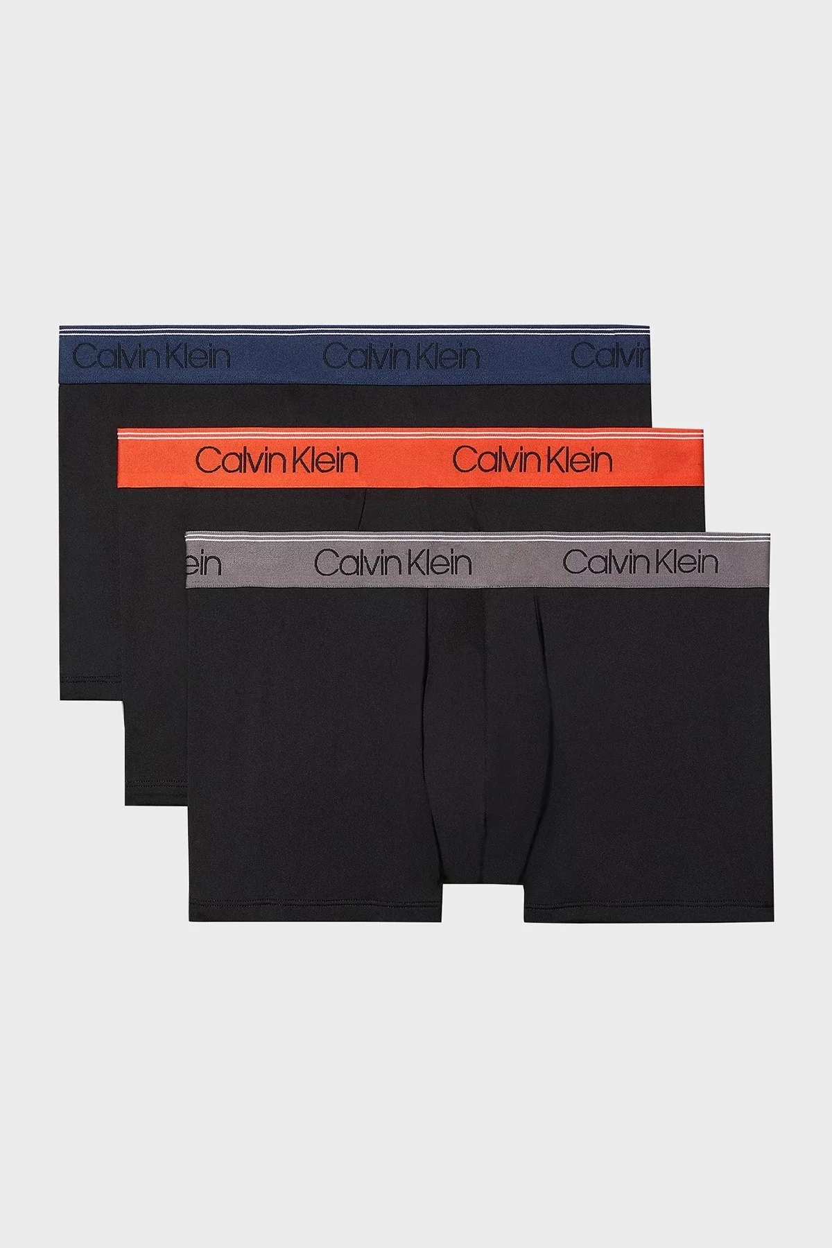 Calvin Klein Logolu Streç 3 Pack 000NB2569AN33 Erkek Boxer 000NB2569A N33 SİYAH - 1