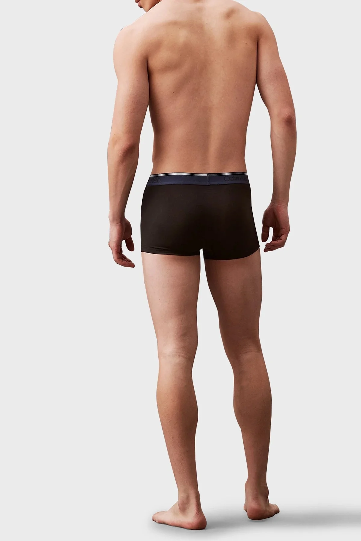 Calvin Klein Logolu Streç 3 Pack 000NB2569AN33 Erkek Boxer 000NB2569A N33 SİYAH - 4