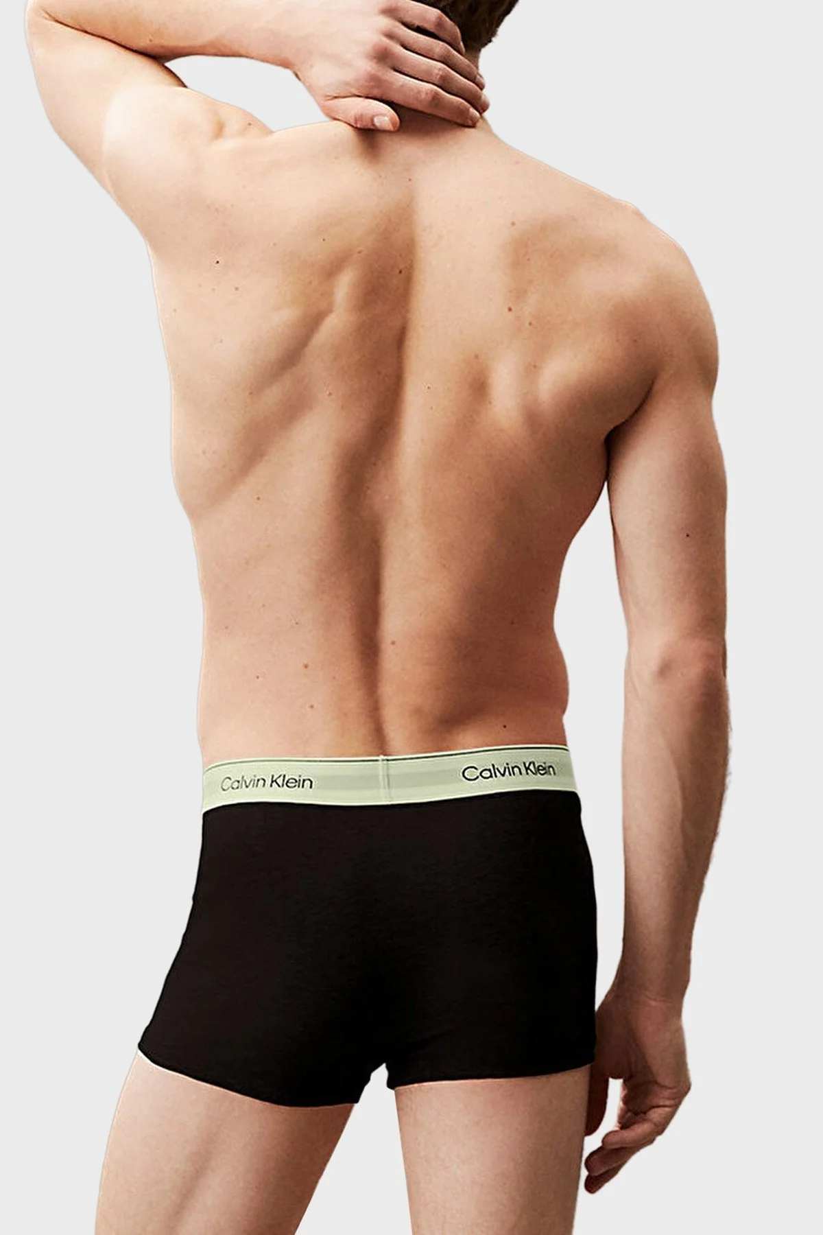 US Calvin Klein Logolu Streç Pamuklu 3 Pack LV00NB4392VRB Erkek Boxer LV00NB4392 VRB SİYAH - 10